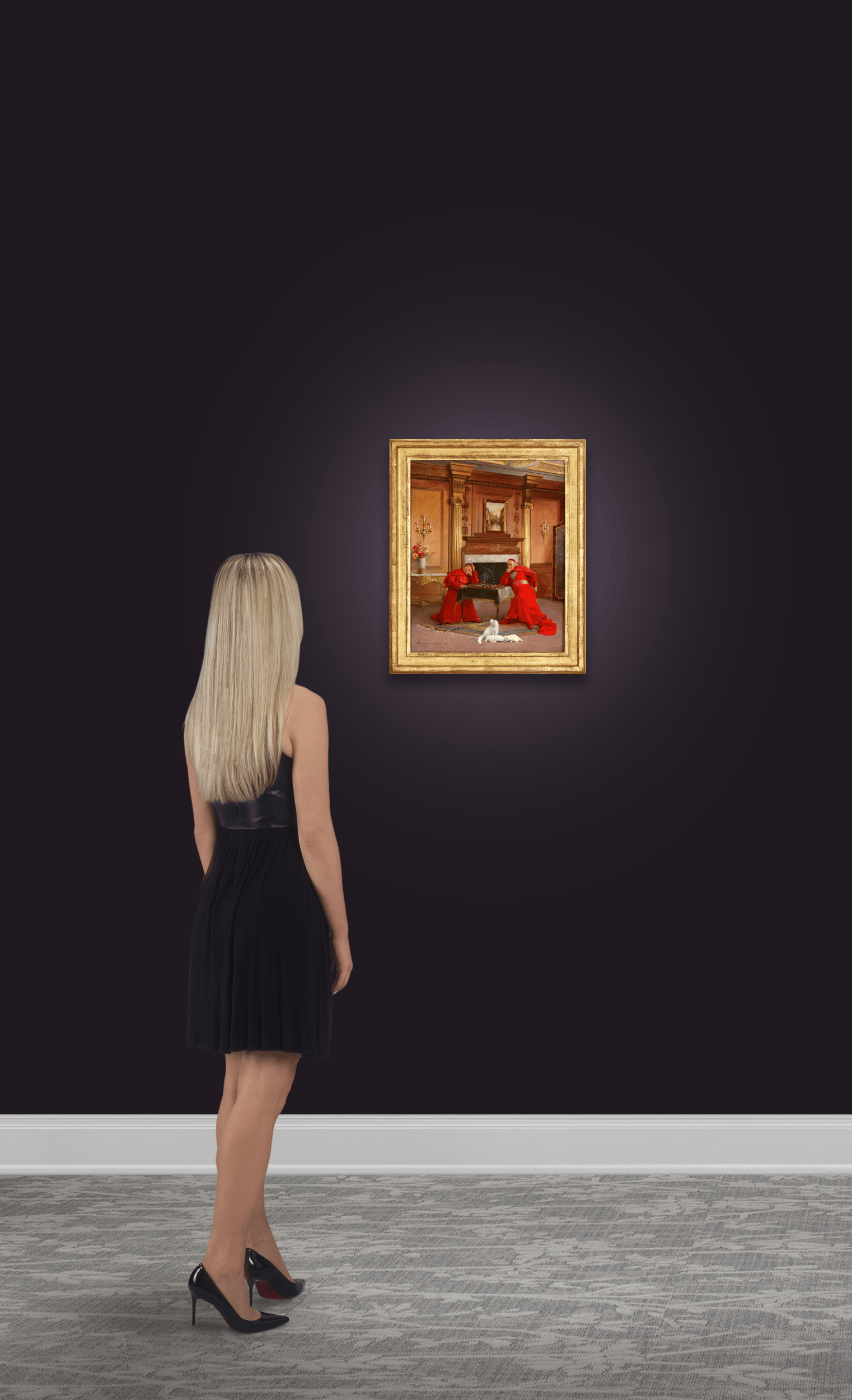 The Chess Game by Georges Croegaert