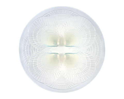 René Lalique Medium Coquilles Opalescent Glass Dish