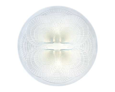 René Lalique Medium Coquilles Opalescent Glass Dish