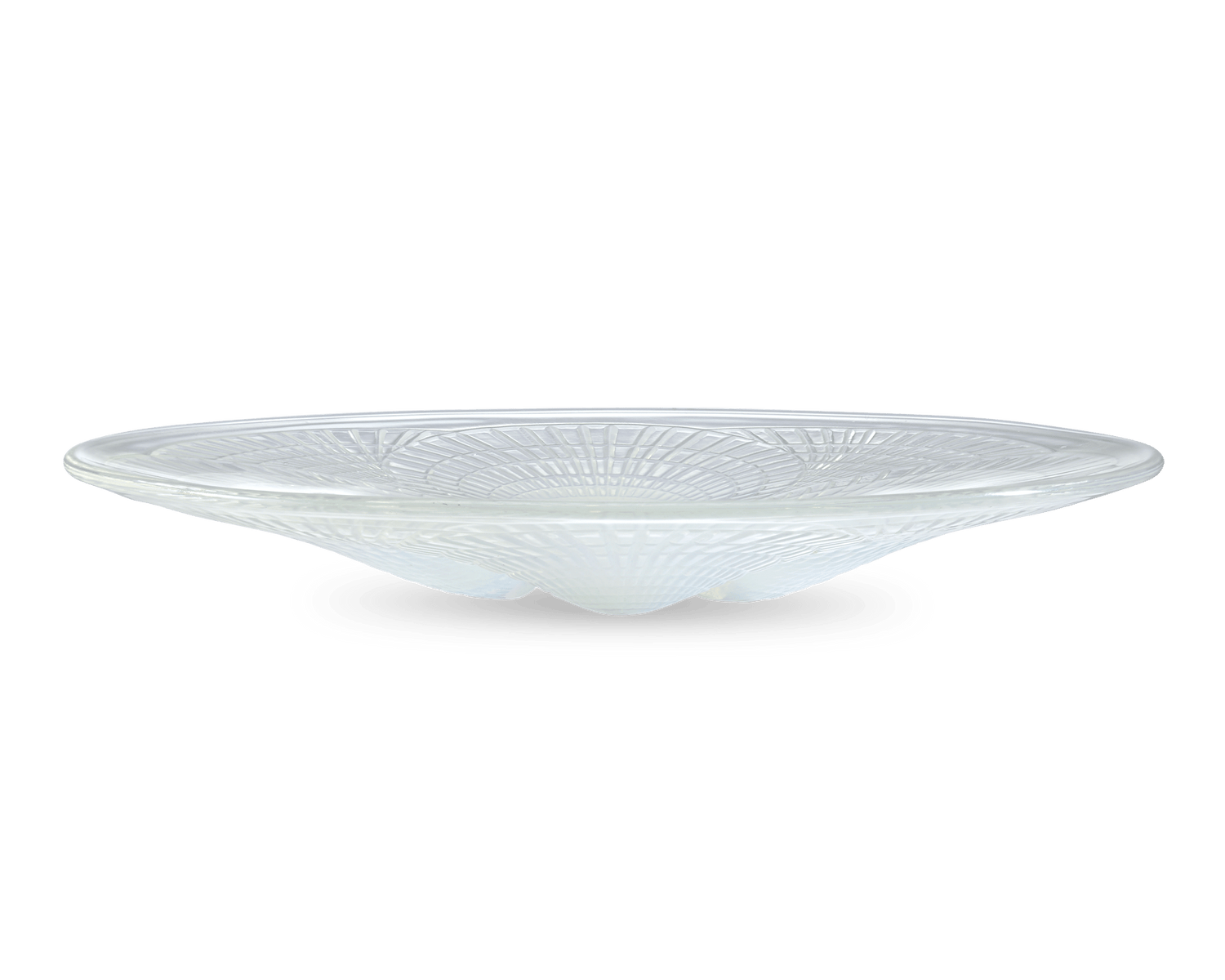 René Lalique Medium Coquilles Opalescent Glass Dish