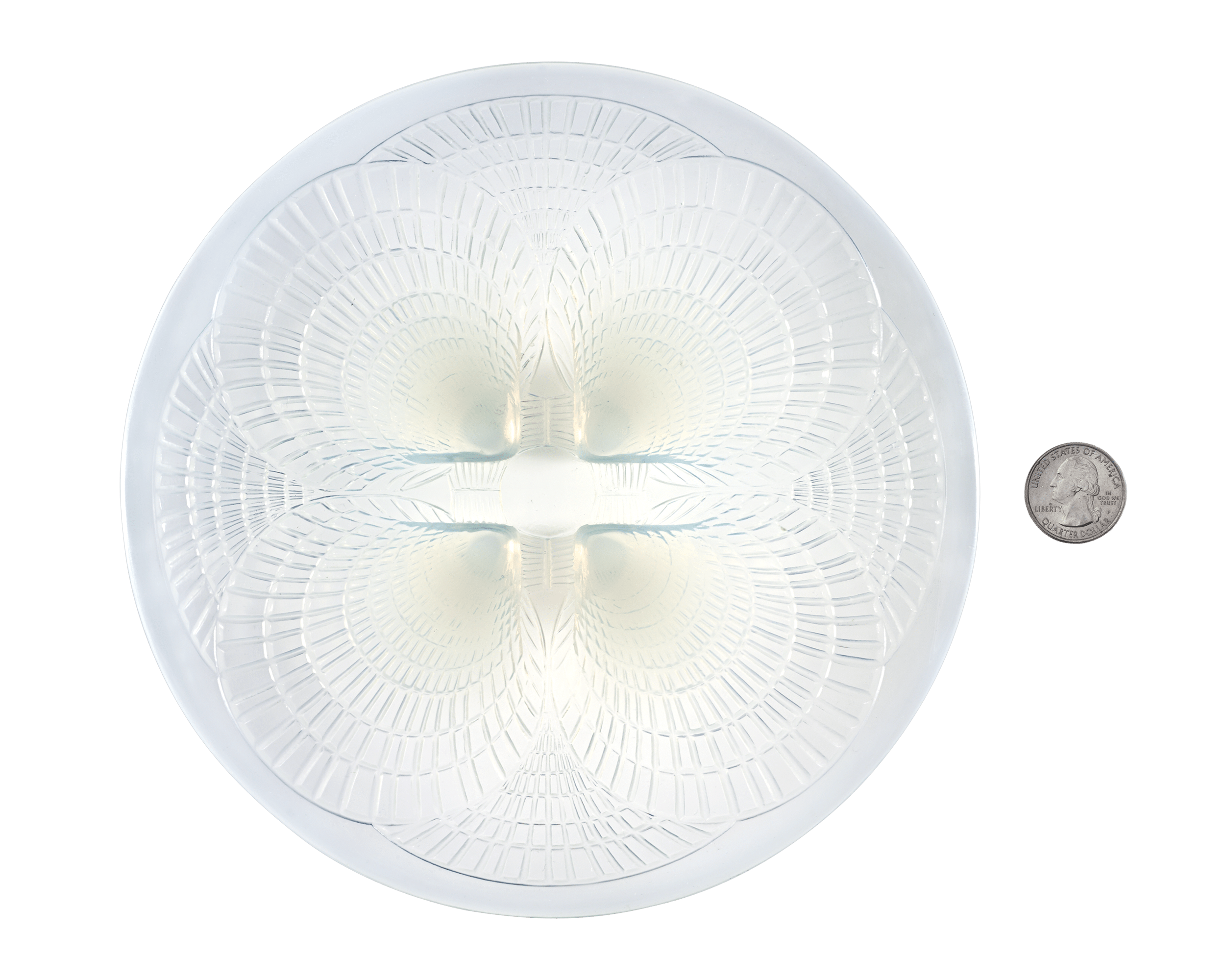 Coquilles Opalescent Glass Dish by René Lalique