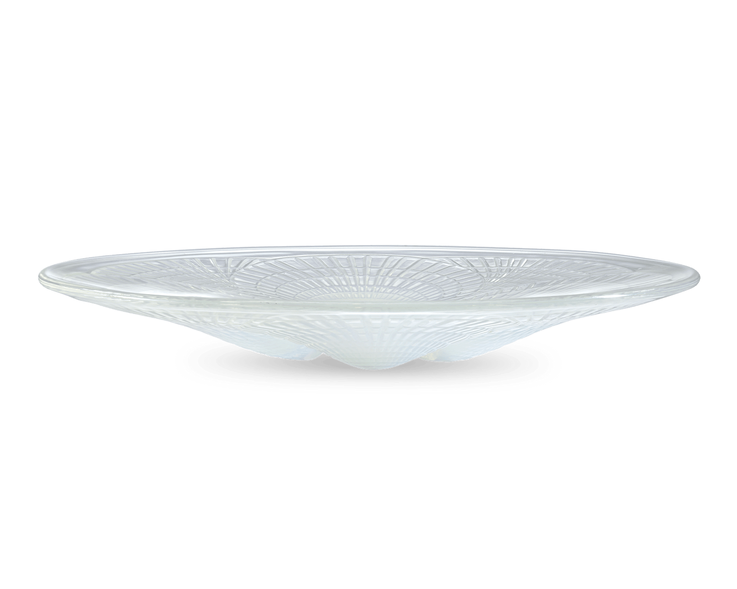 René Lalique Opalescent Glass Medium Coquilles Dish