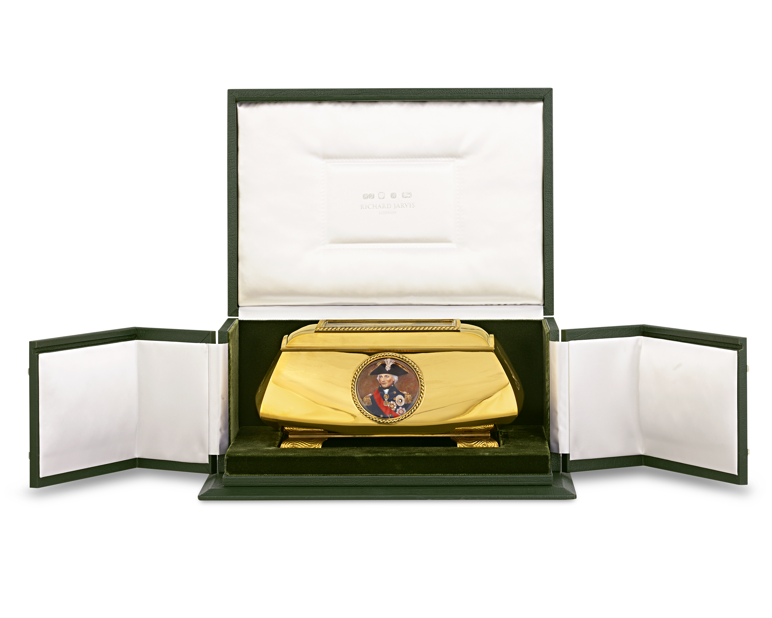 Battle of Trafalgar Bicentennial Silver-Gilt Casket