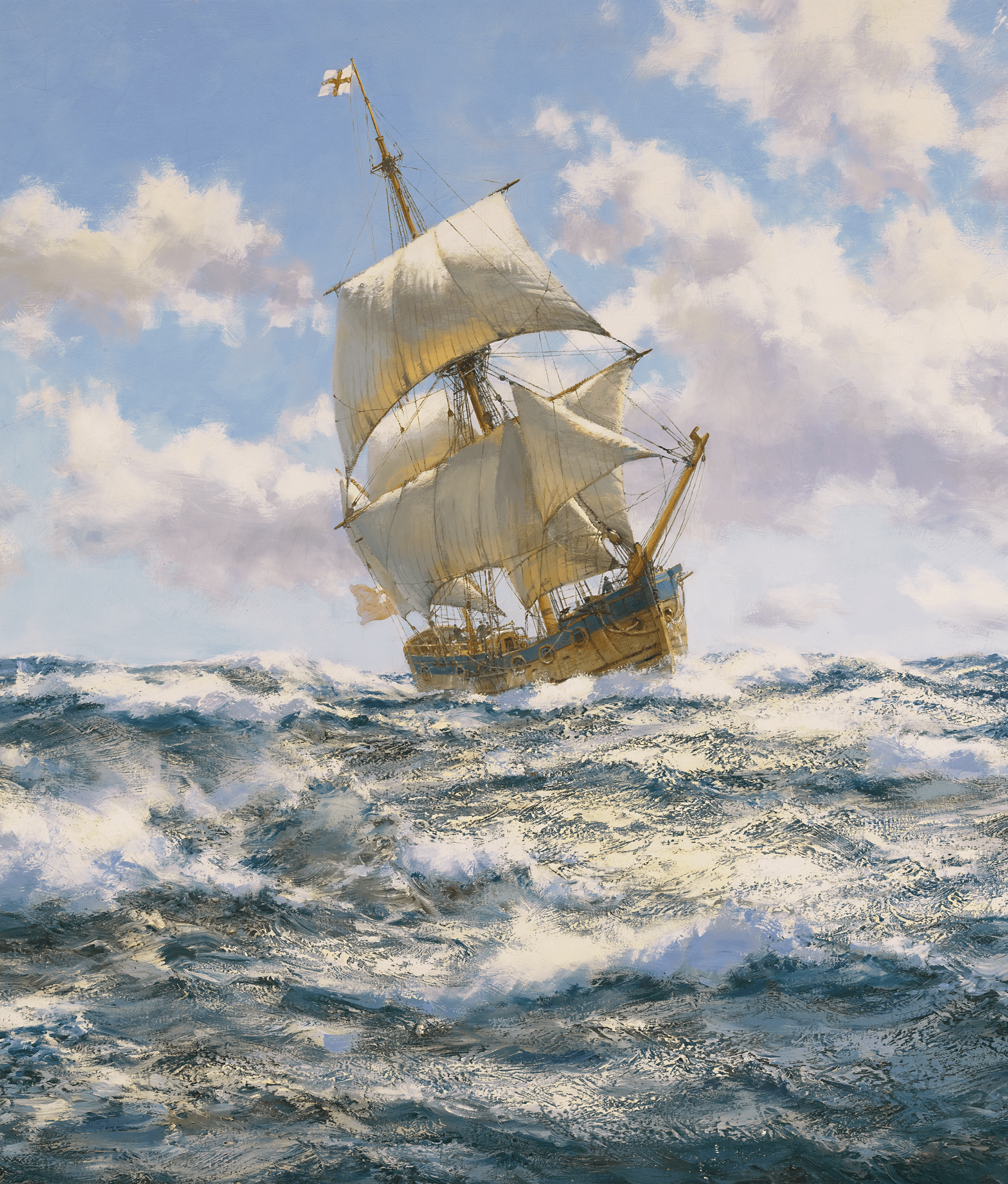 The Pioneer, The Nonsuch by Montague Dawson