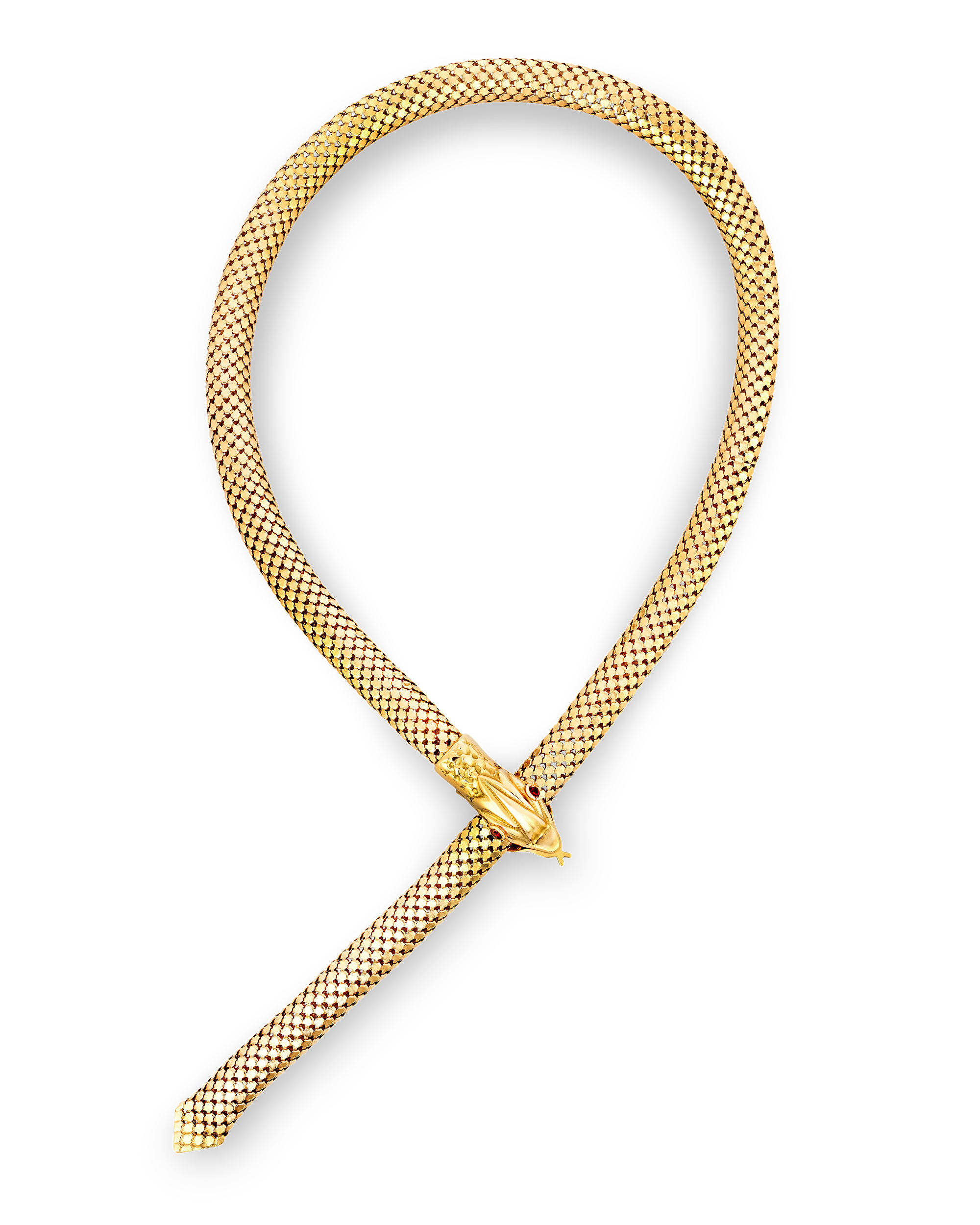 Gold Snake Necklace