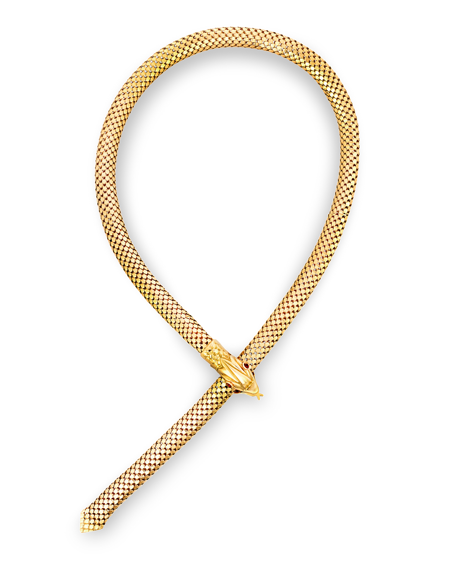 Gold Snake Necklace