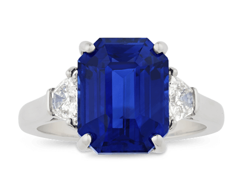 Oscar Heyman Ceylon Sapphire Ring, 7.57 Carats