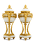 Louis XVI Style Gilt Marble Vases