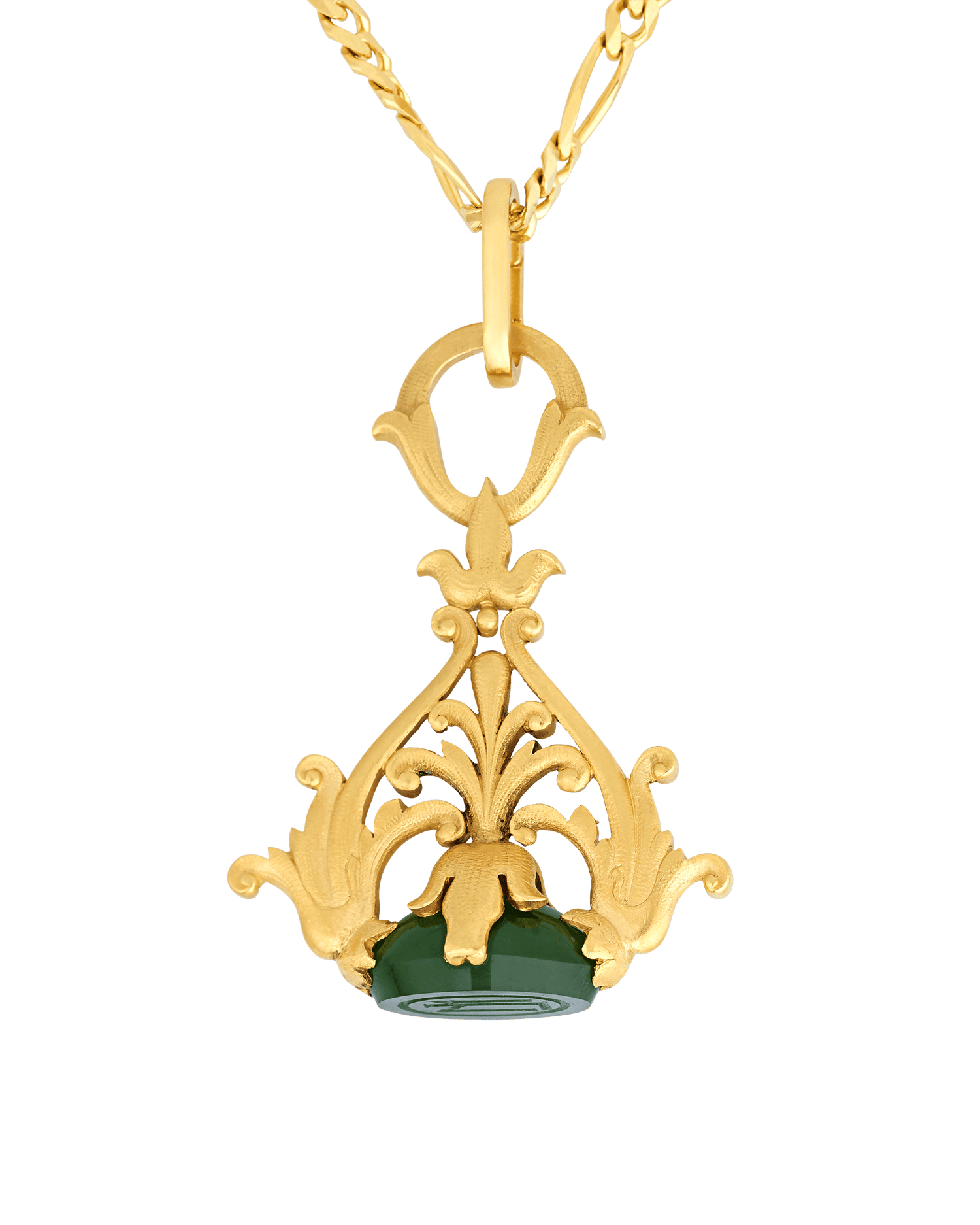 Tiffany & Co. Nephrite Jade Seal Pendant