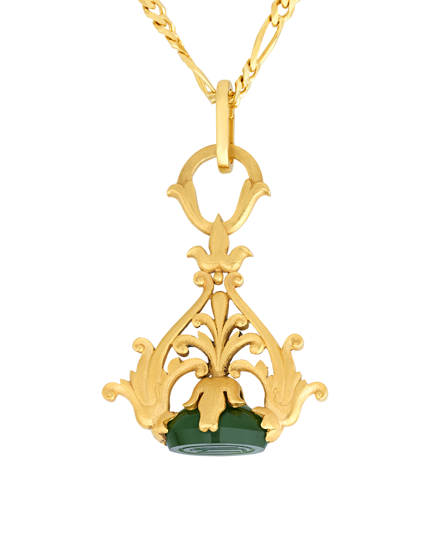 Tiffany & Co. Nephrite Jade Seal Pendant