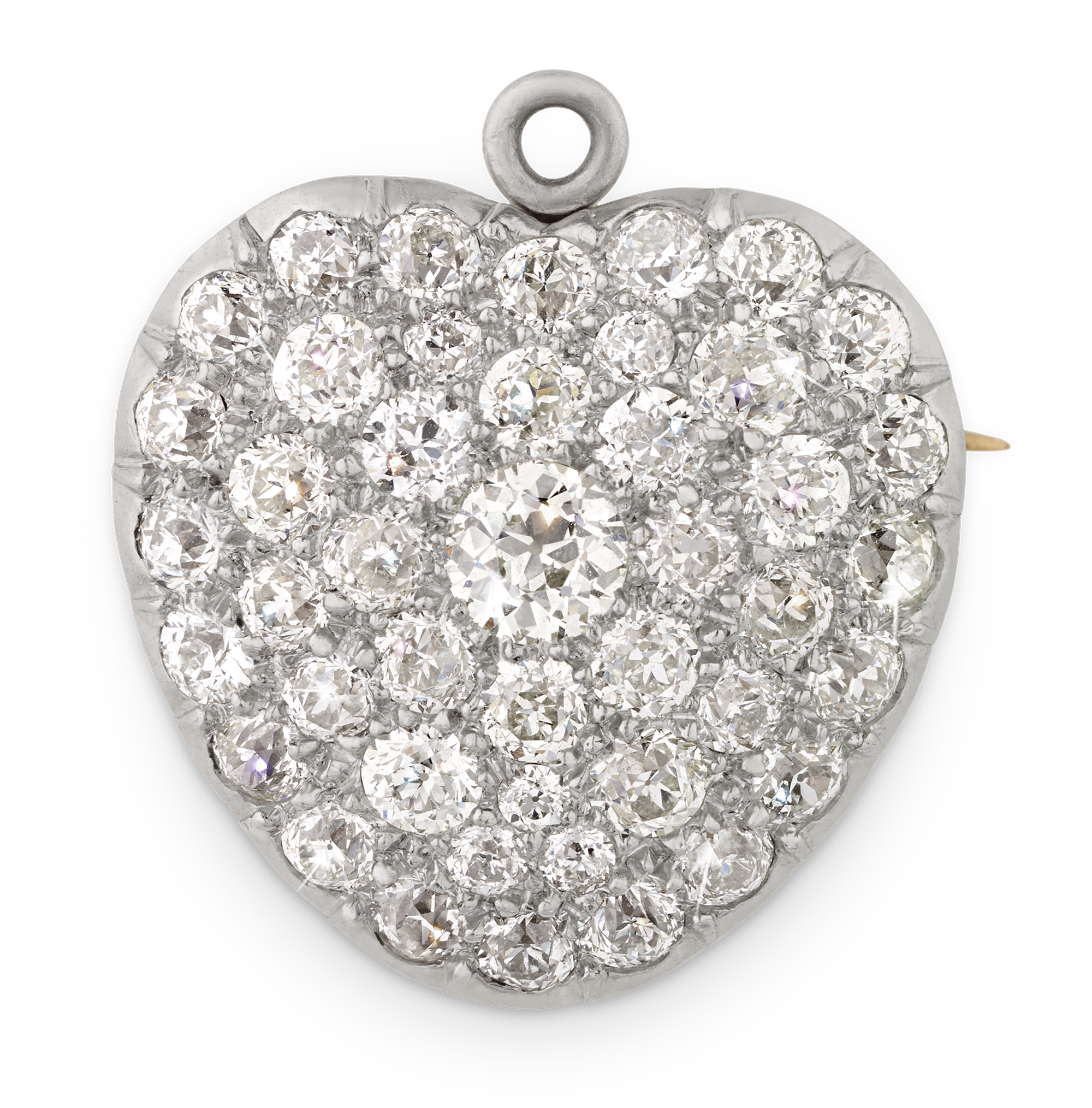 Tiffany & Co. Diamond Heart Pendant, 4.00 Carats