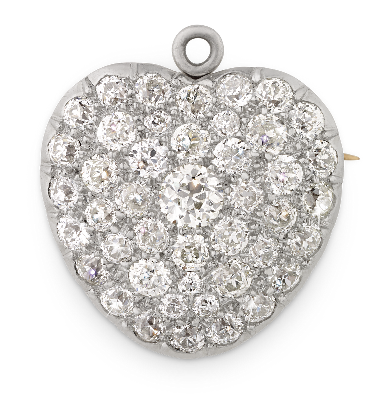 Tiffany & Co. Diamond Heart Pendant, 4.00 Carats