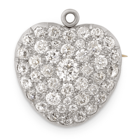 Tiffany & Co. Diamond Heart Pendant, 4.00 Carats