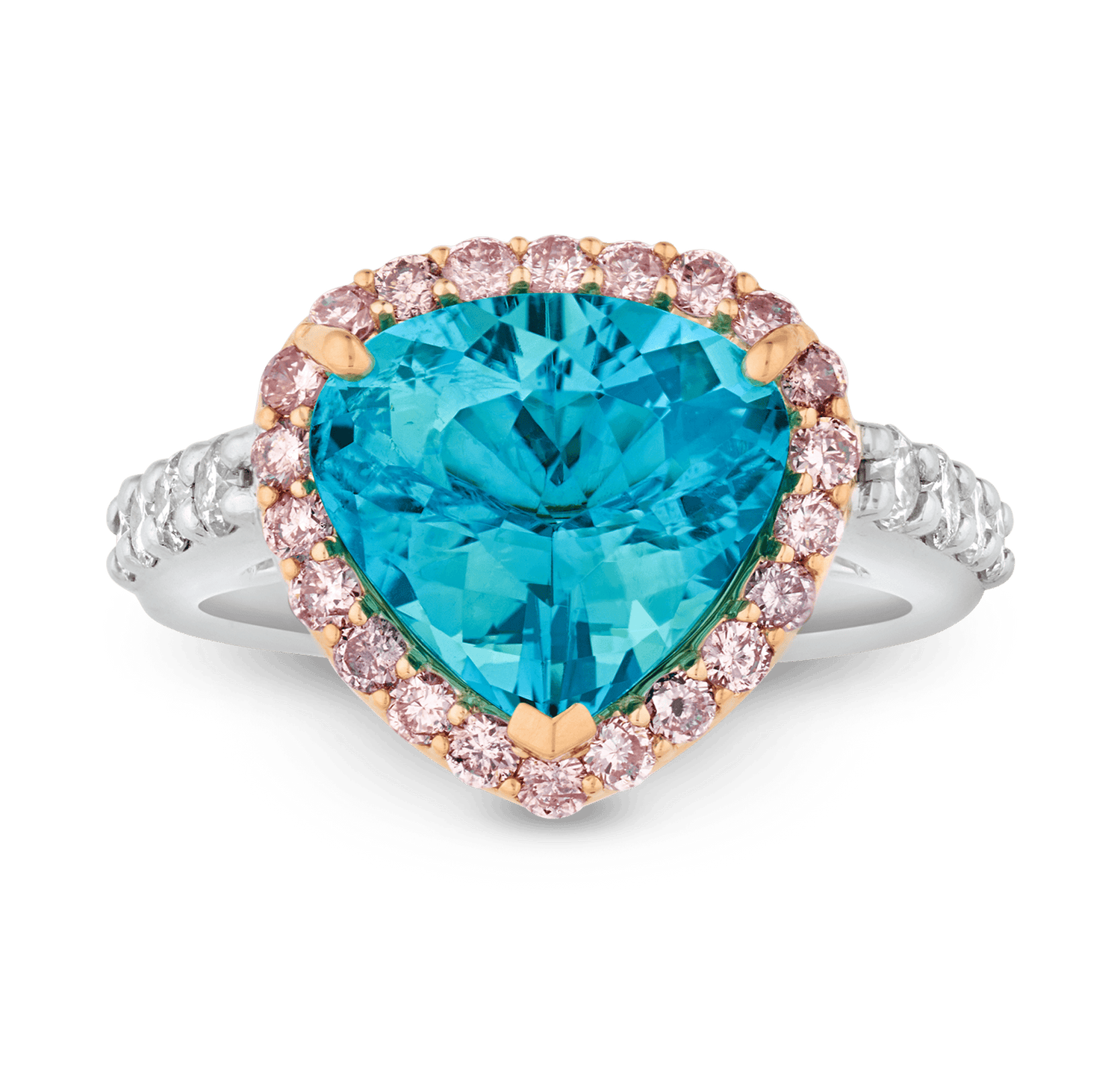 Brazilian Paraiba Ring, 3.73 Carats
