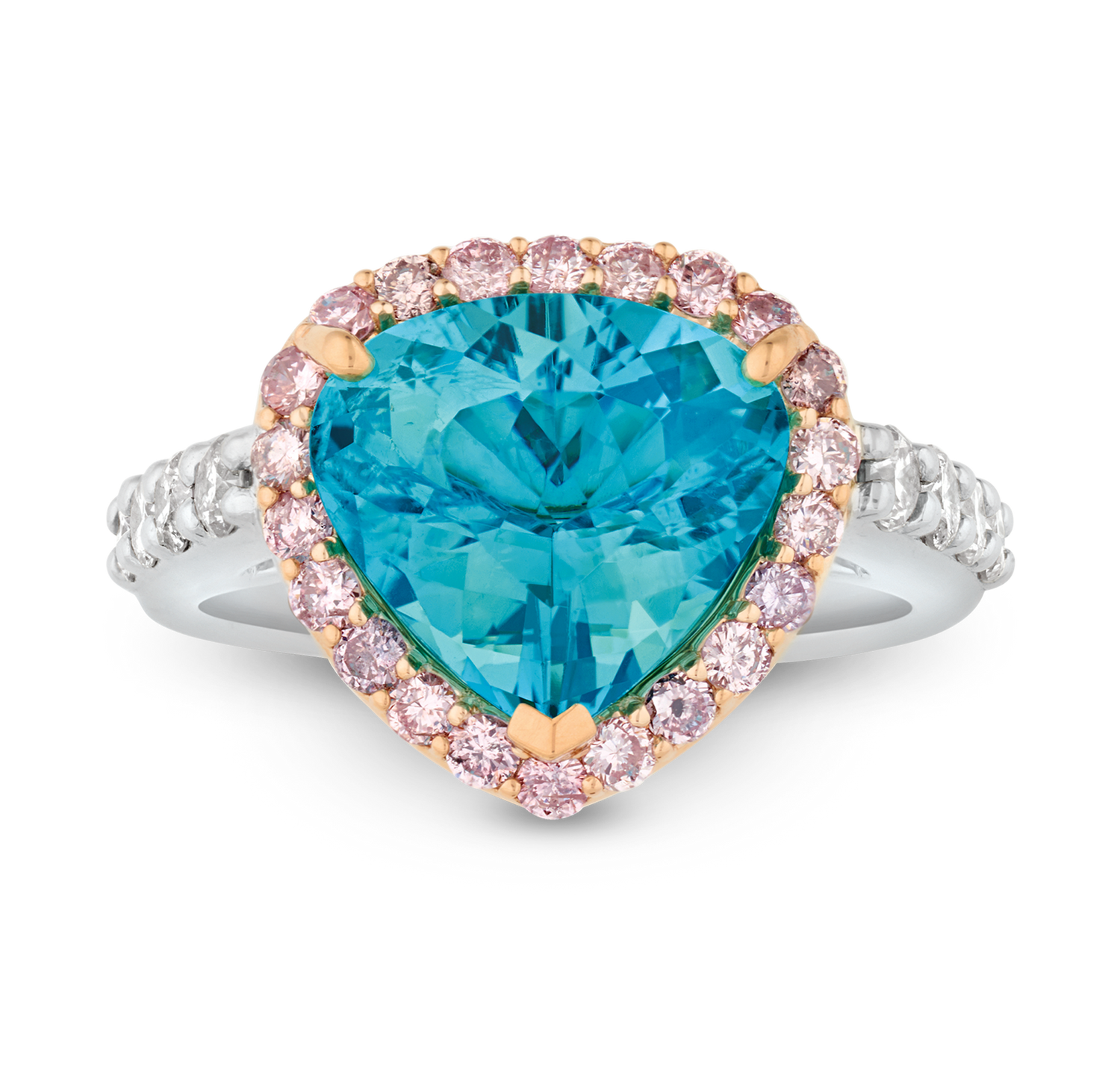 Brazilian Paraiba Ring, 3.73 Carats