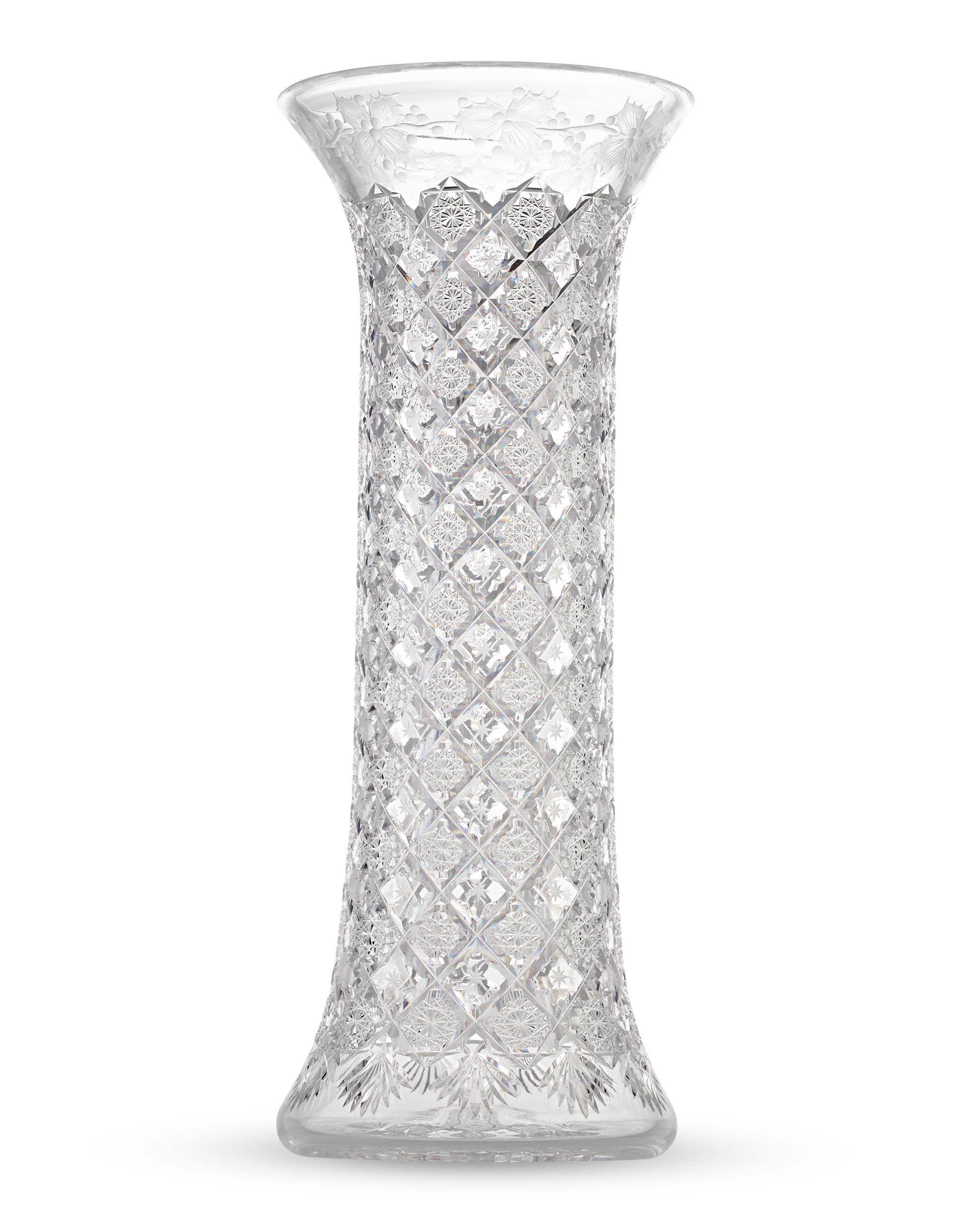 Sinclaire Holly and Snowflake Vase