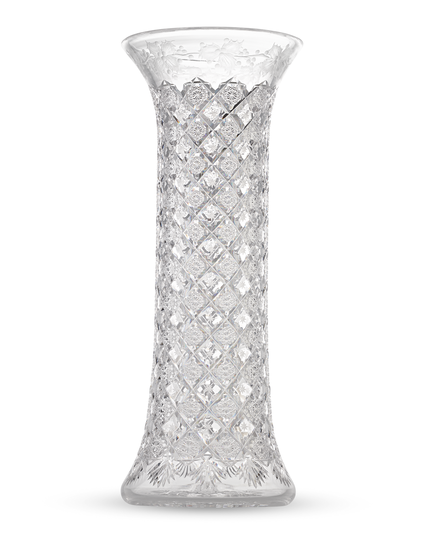 Sinclaire Holly and Snowflake Vase