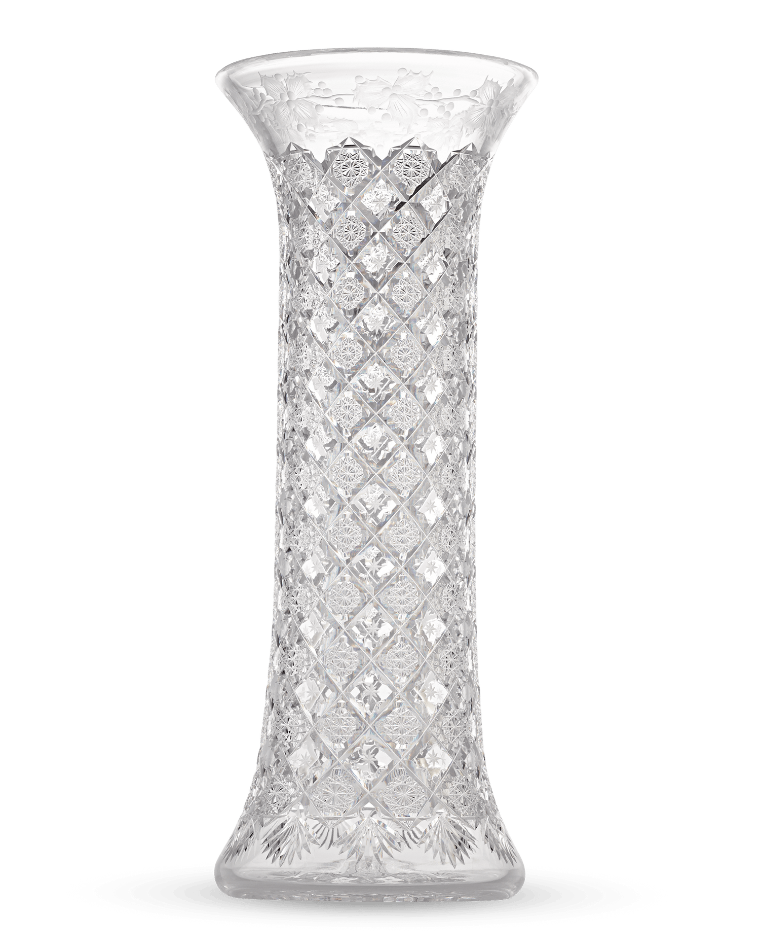 Sinclaire Holly and Snowflake Vase