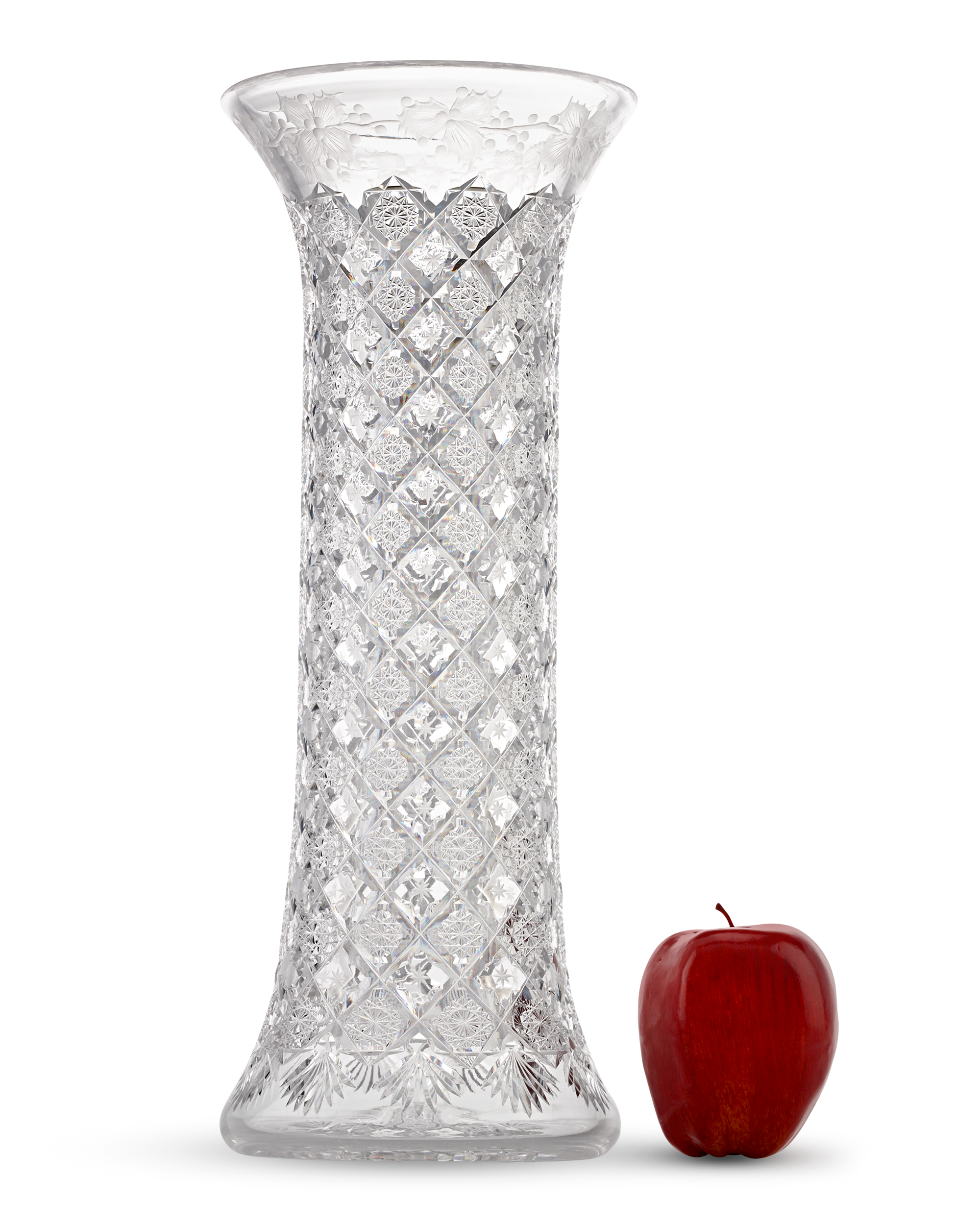 Sinclaire Holly and Snowflake Vase