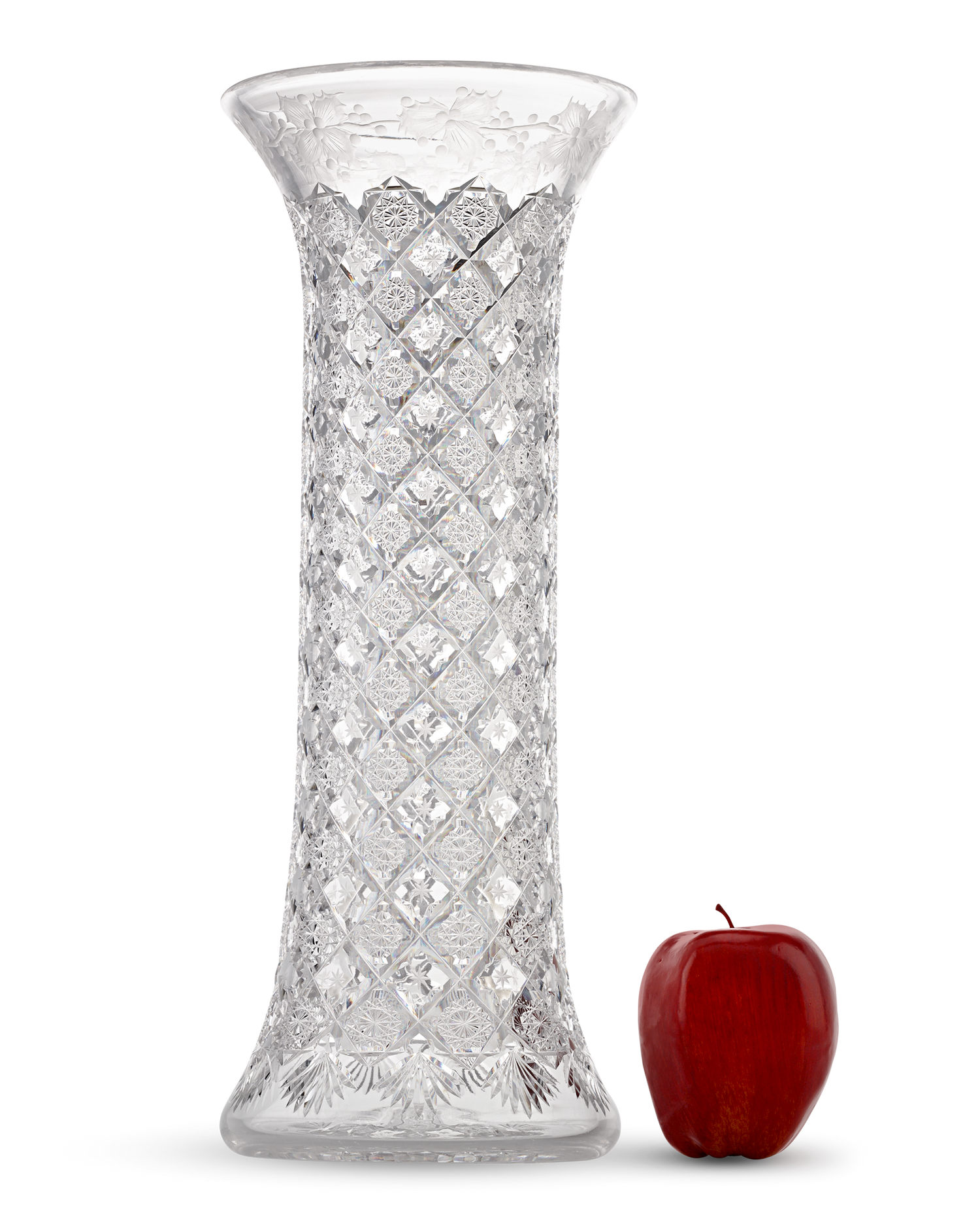 Sinclaire Holly and Snowflake Vase