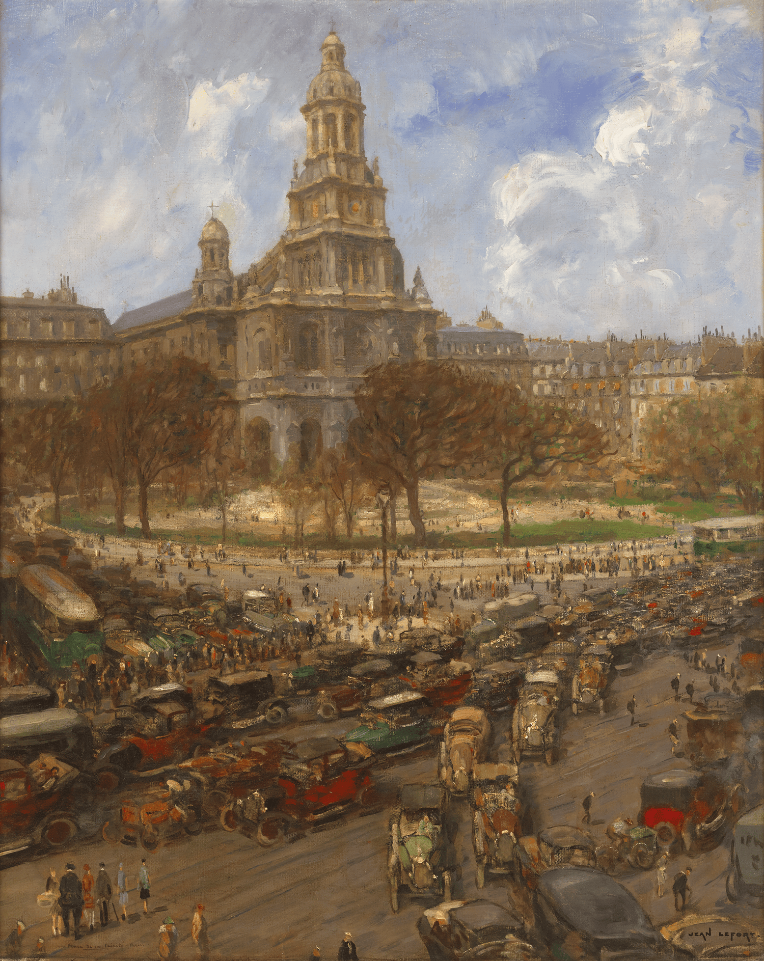 Place de la Trinité, Paris by Jean-Louis Lefort