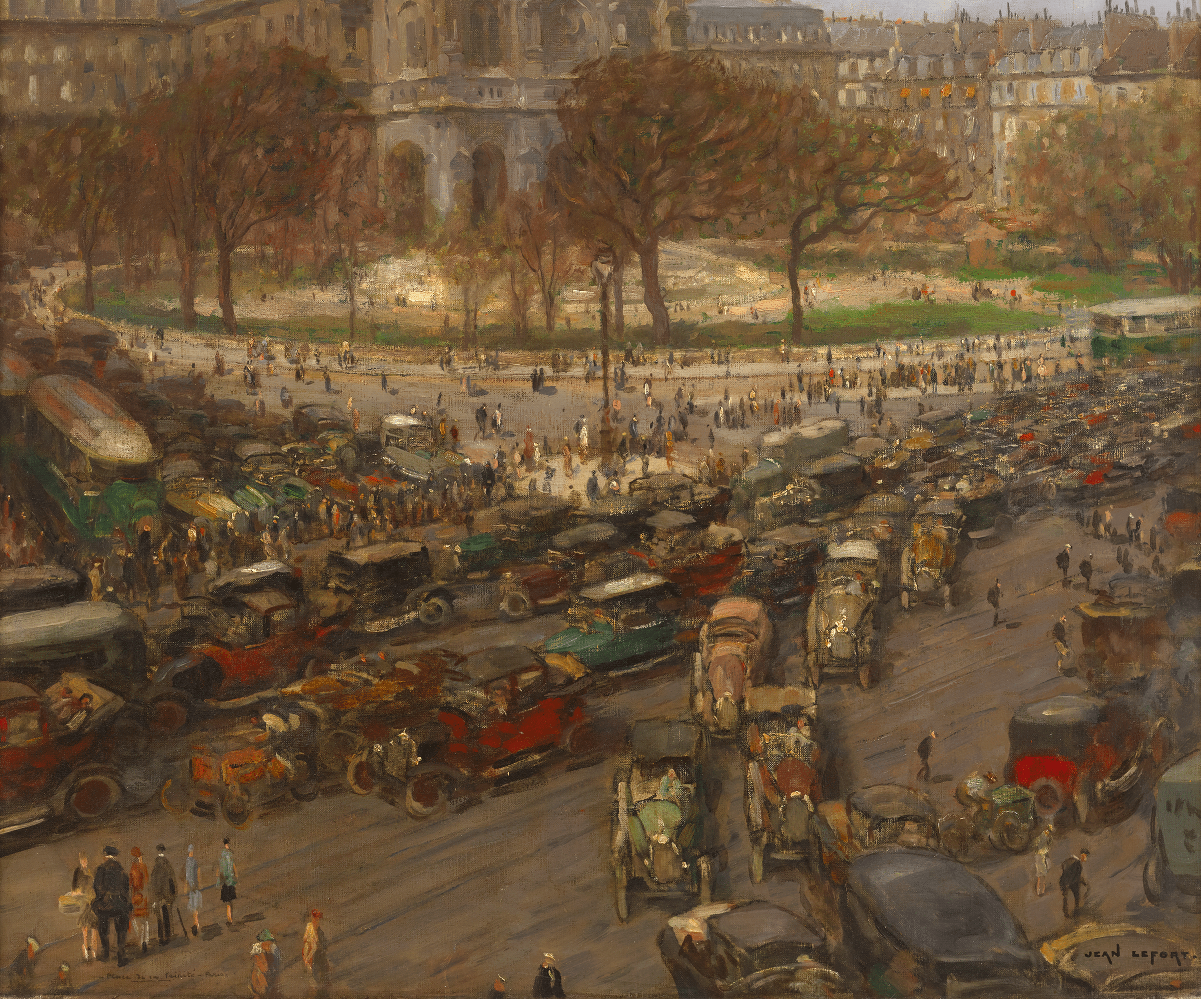 Place de la Trinité, Paris by Jean-Louis Lefort