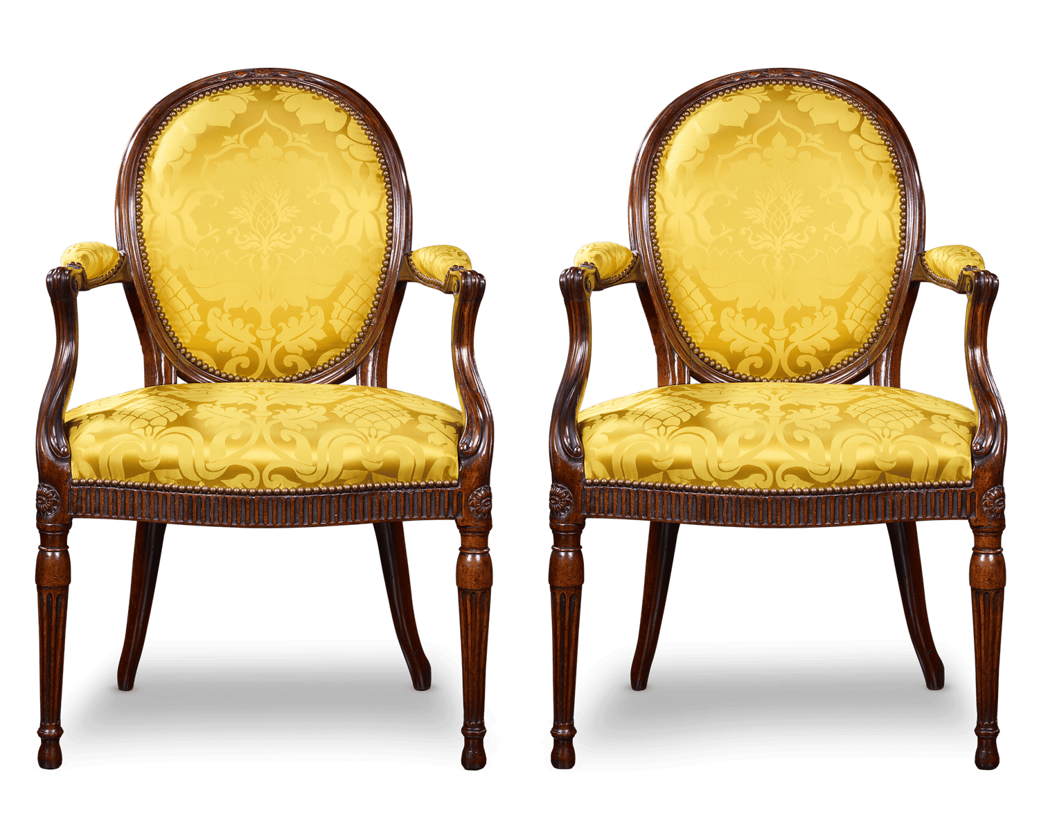 Pair of Thomas Chippendale Armchairs