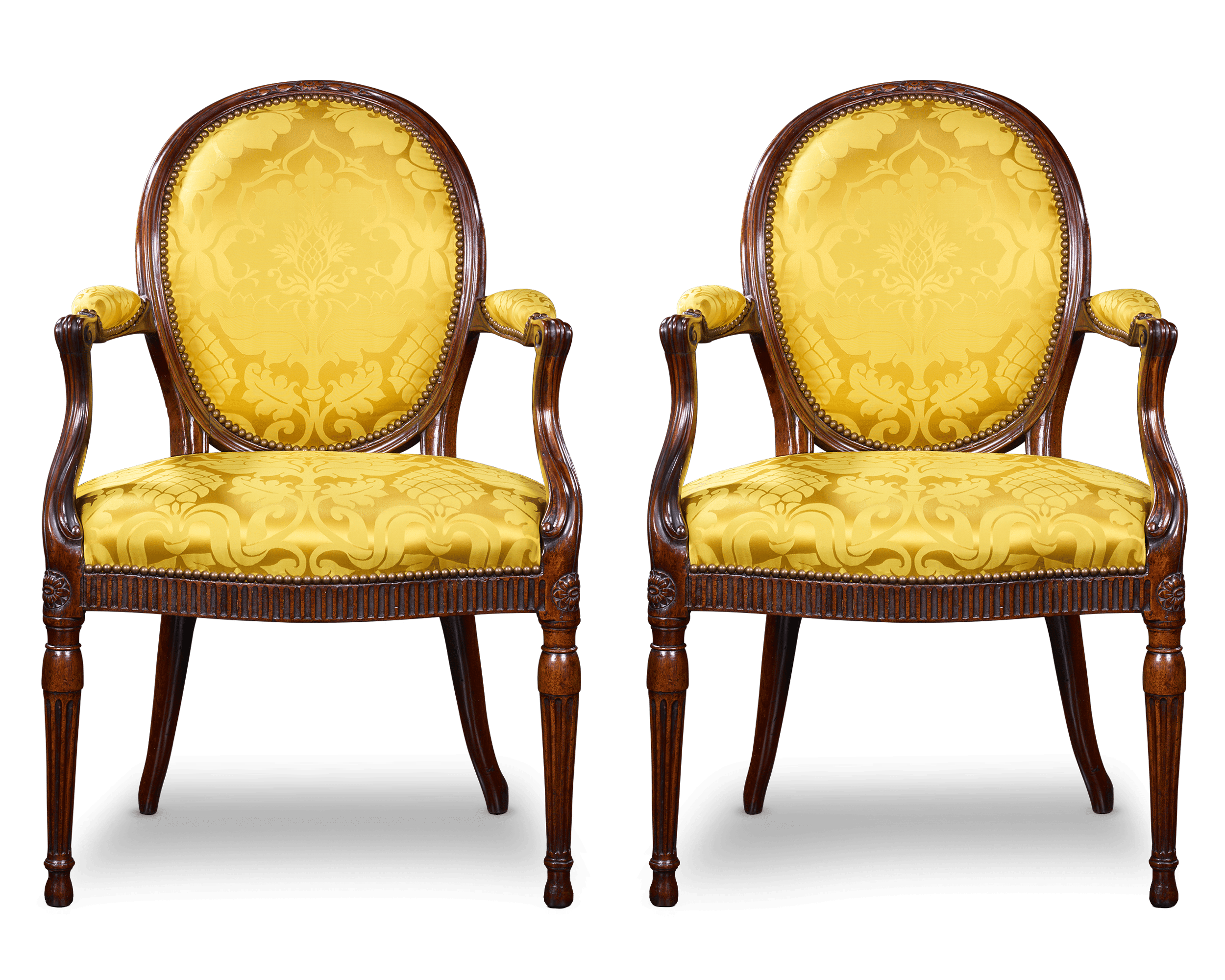 Pair of Thomas Chippendale Armchairs