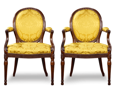 Pair of Thomas Chippendale Armchairs