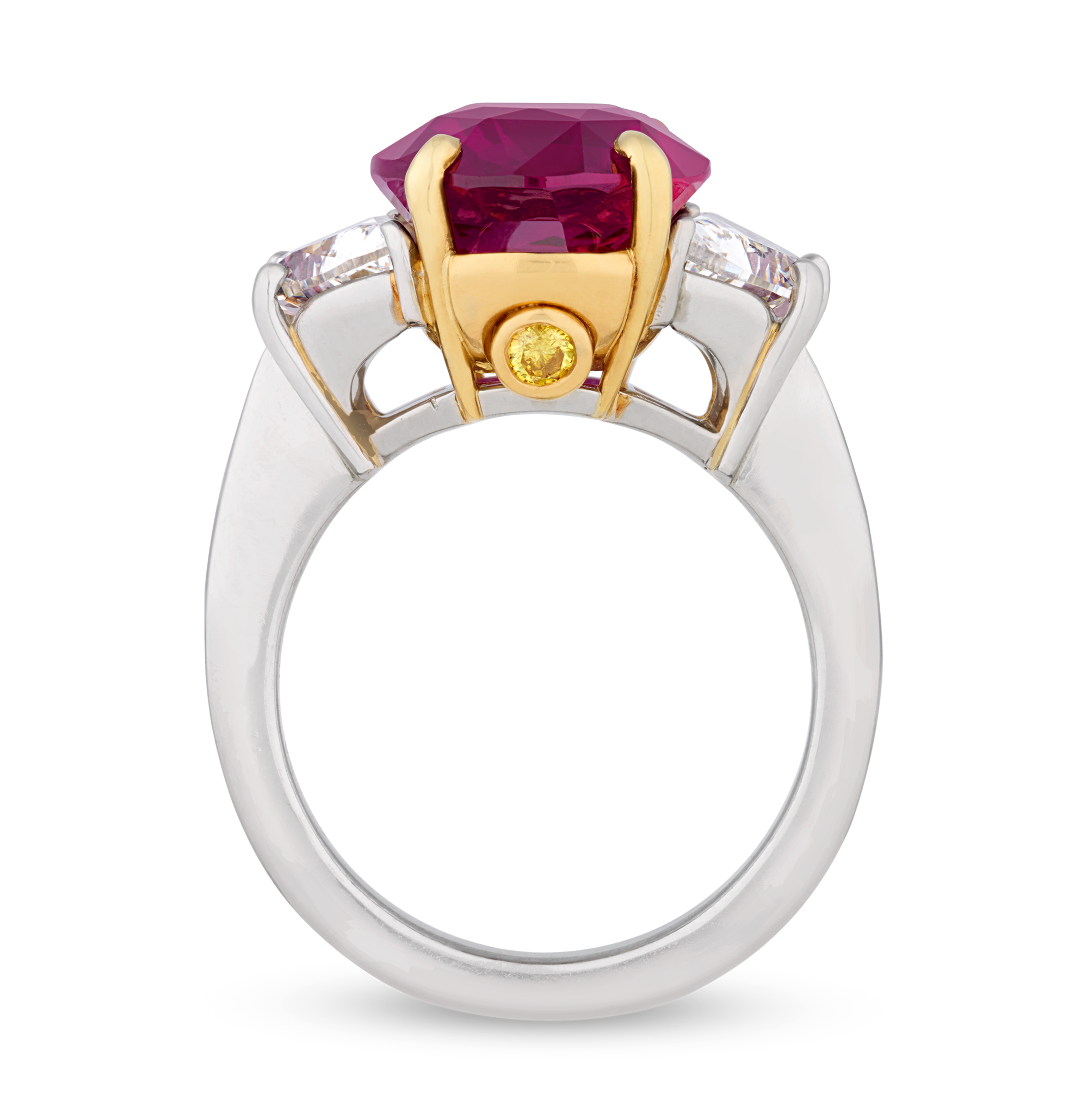 Mozambique Pigeon's Blood Ruby Ring, 7.05 Carats