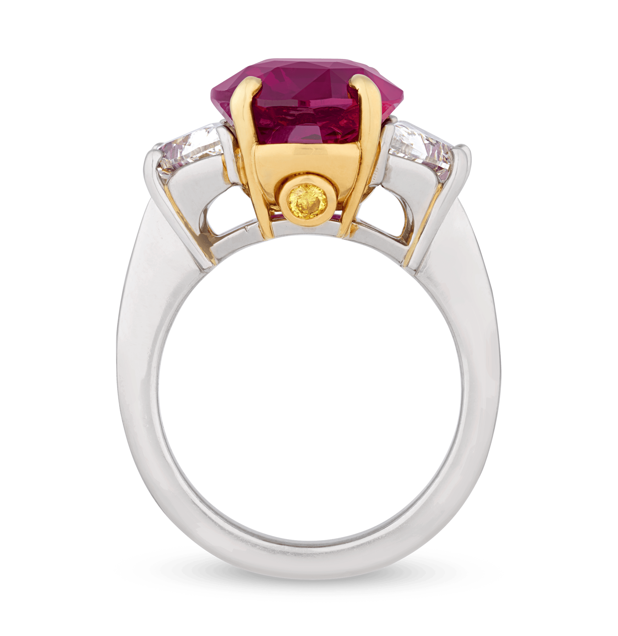 Mozambique Pigeon's Blood Ruby Ring, 7.05 Carats