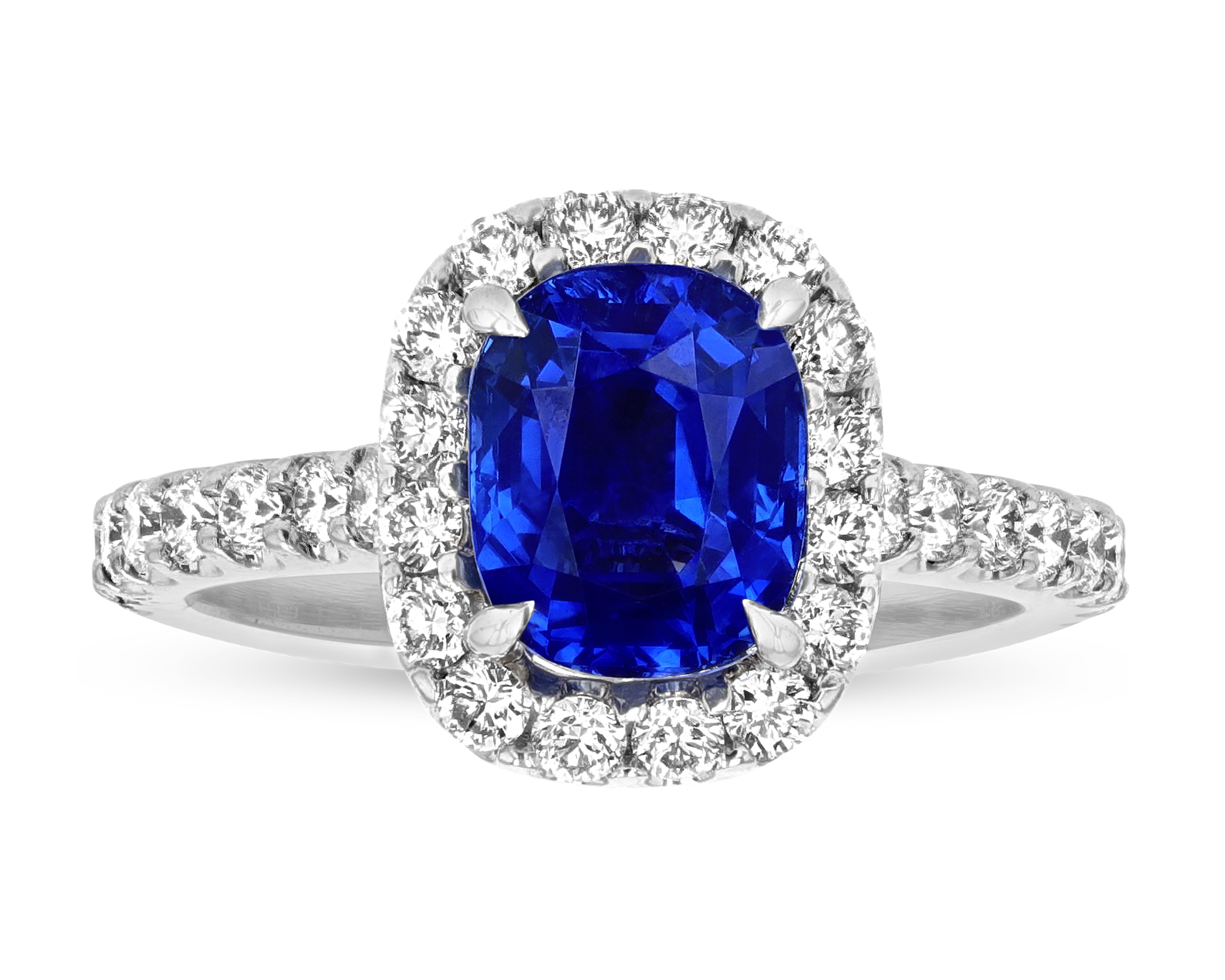 Kashmir Sapphire Ring, 2.94 Carats