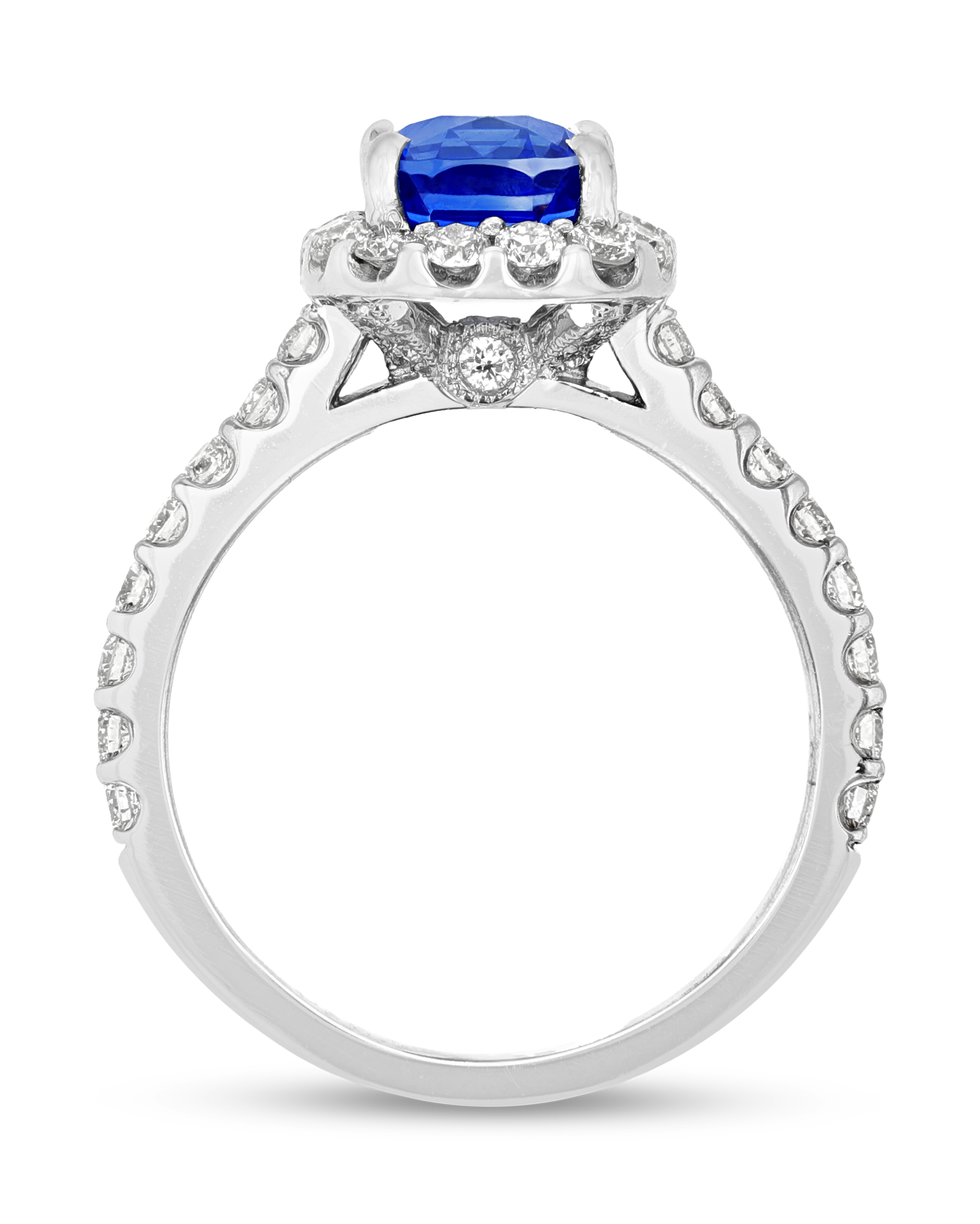 Kashmir Sapphire Ring, 2.94 Carats