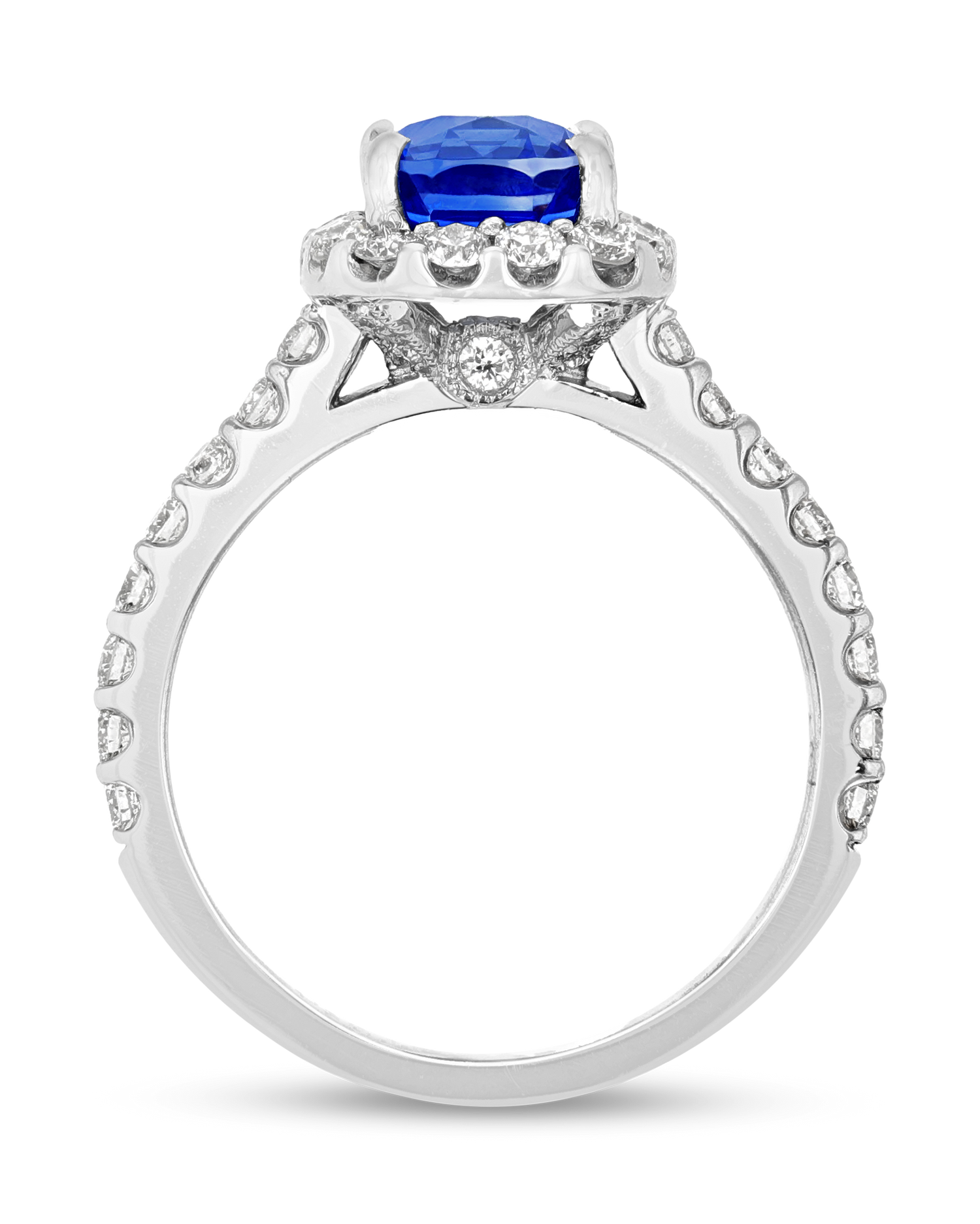 Kashmir Sapphire Ring, 2.94 Carats