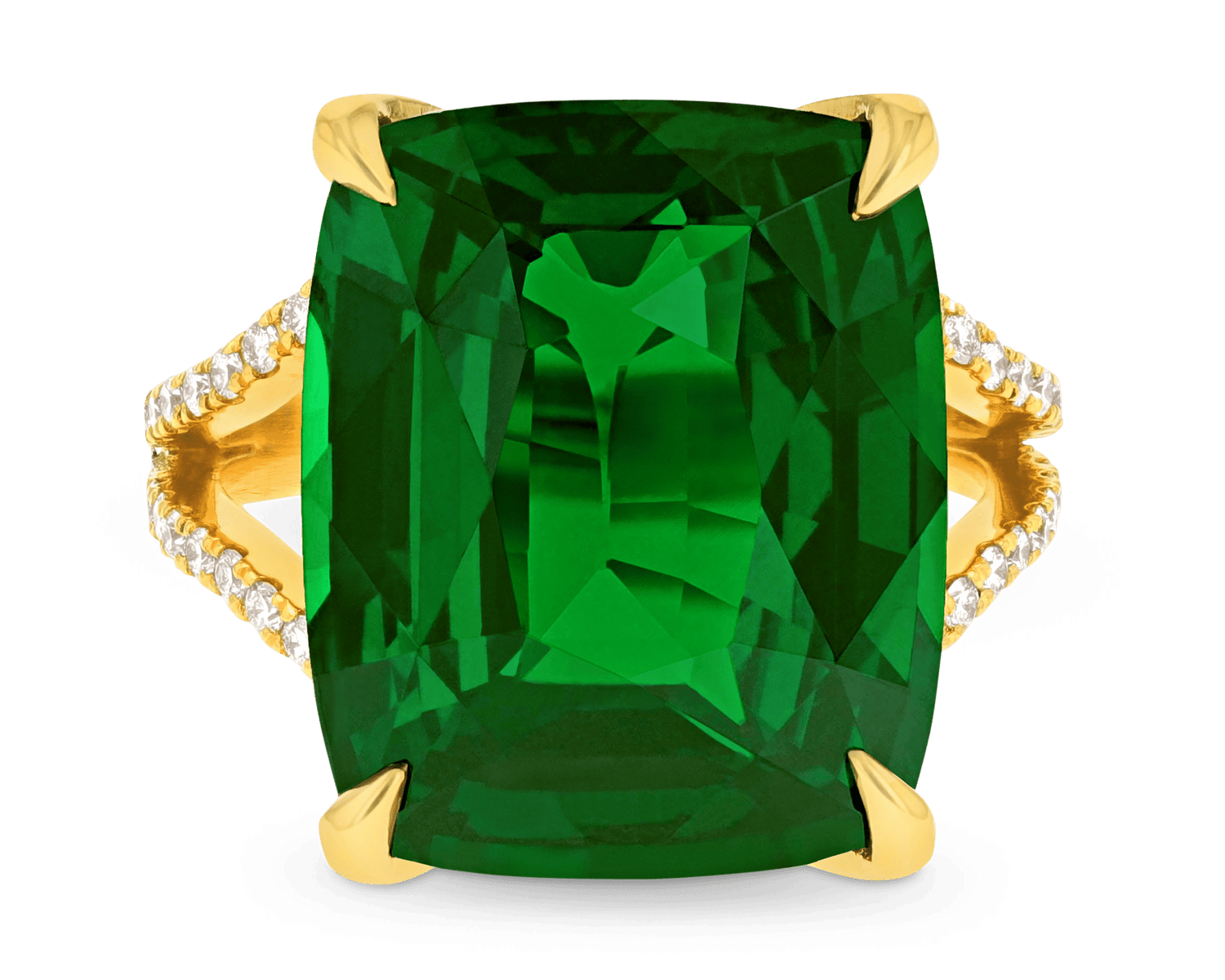 Tsavorite Ring, 18.82 Carats