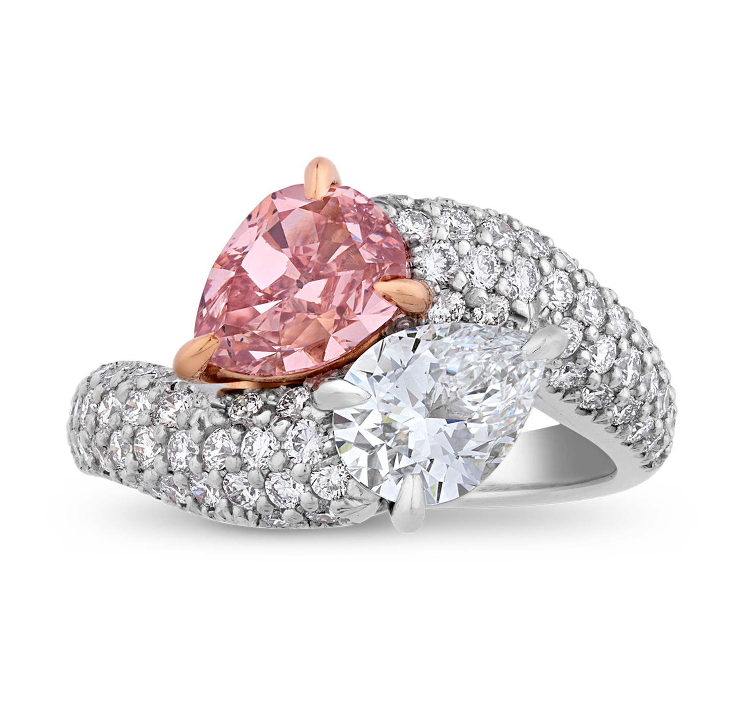 Natural Fancy Intense Pink Diamond Ring, 1.50 carats