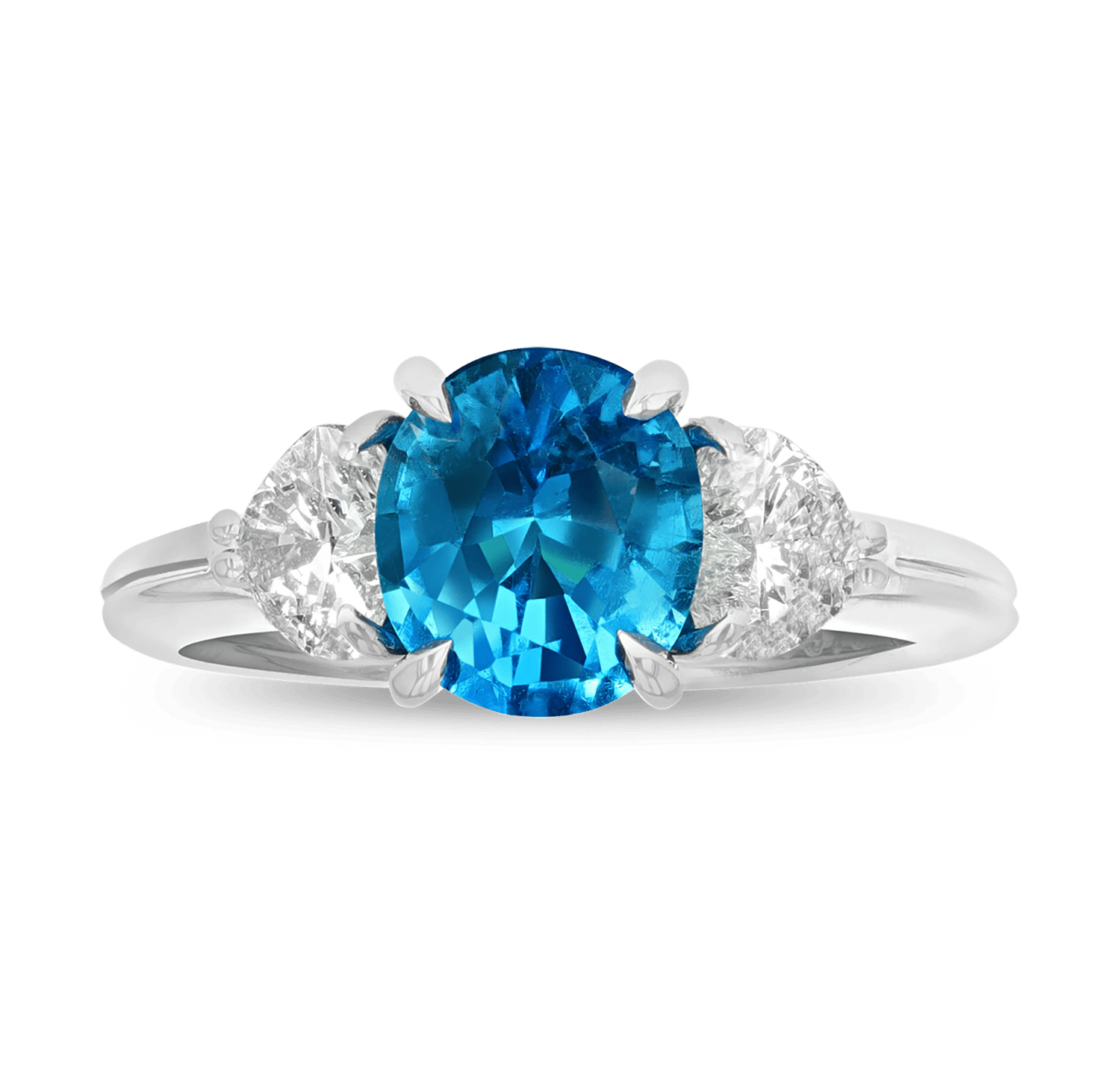 Brazilian Paraiba Ring, 2.18 Carats