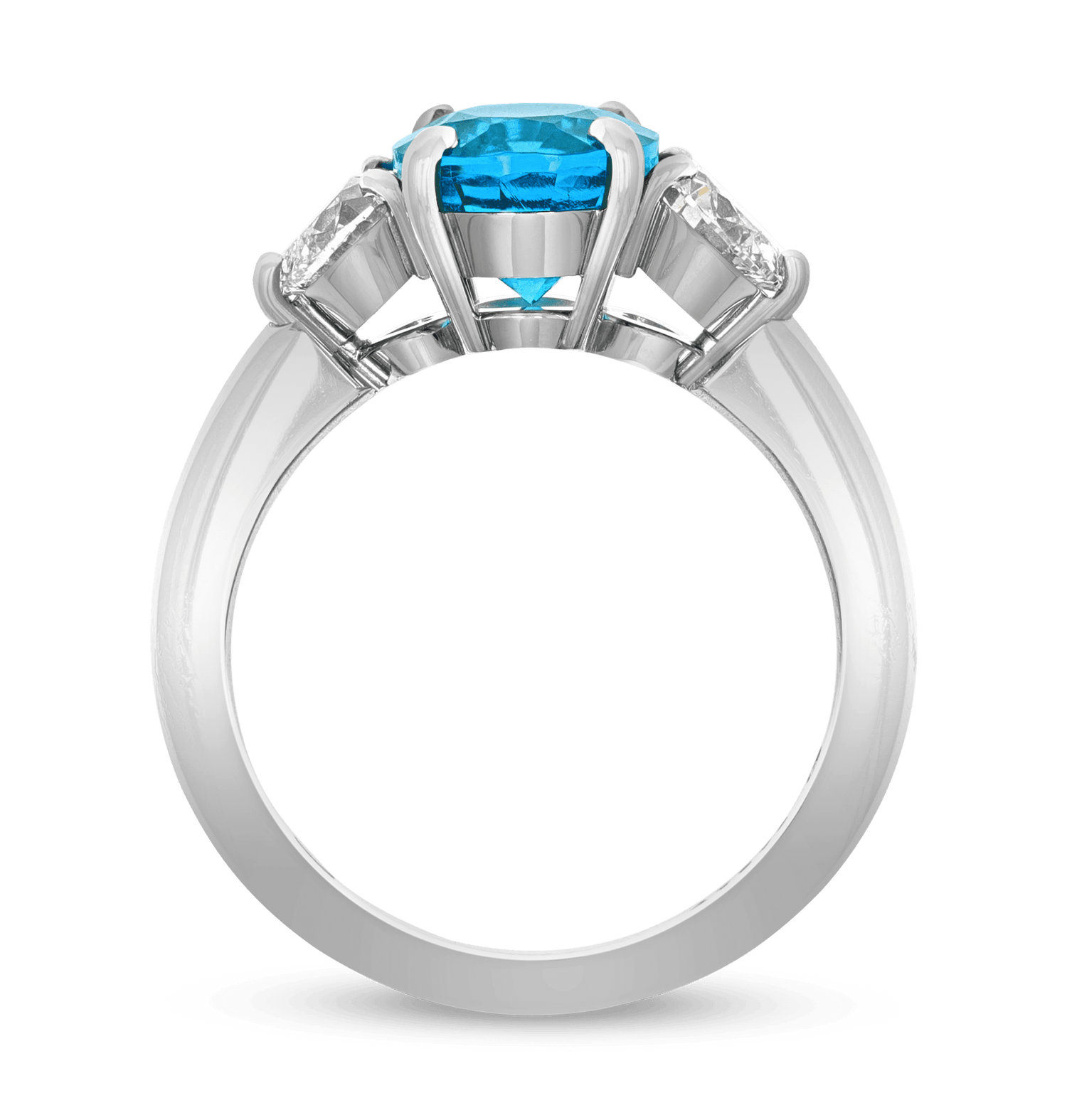 Brazilian Paraiba Ring, 2.18 Carats