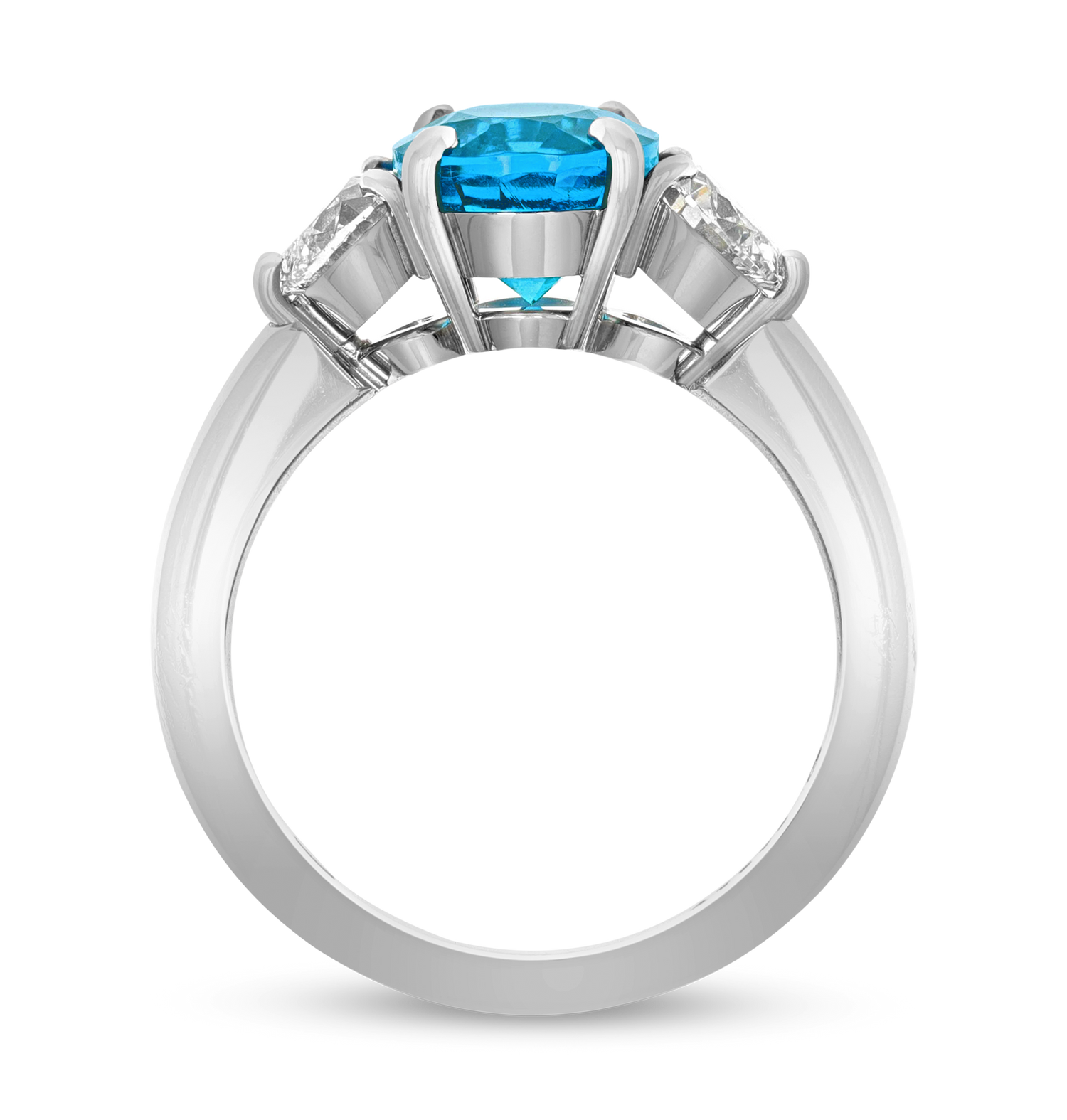 Brazilian Paraiba Ring, 2.18 Carats