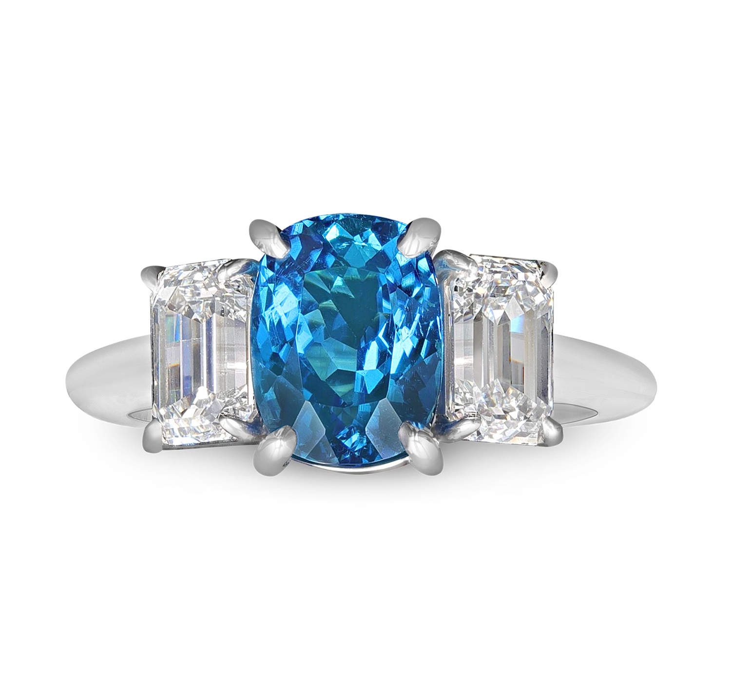 Brazilian Paraiba Ring, 2.68 Carats