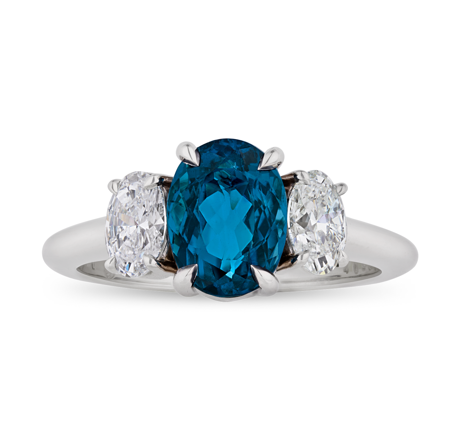 Untreated Brazilian Paraiba Ring, 1.92 Carats