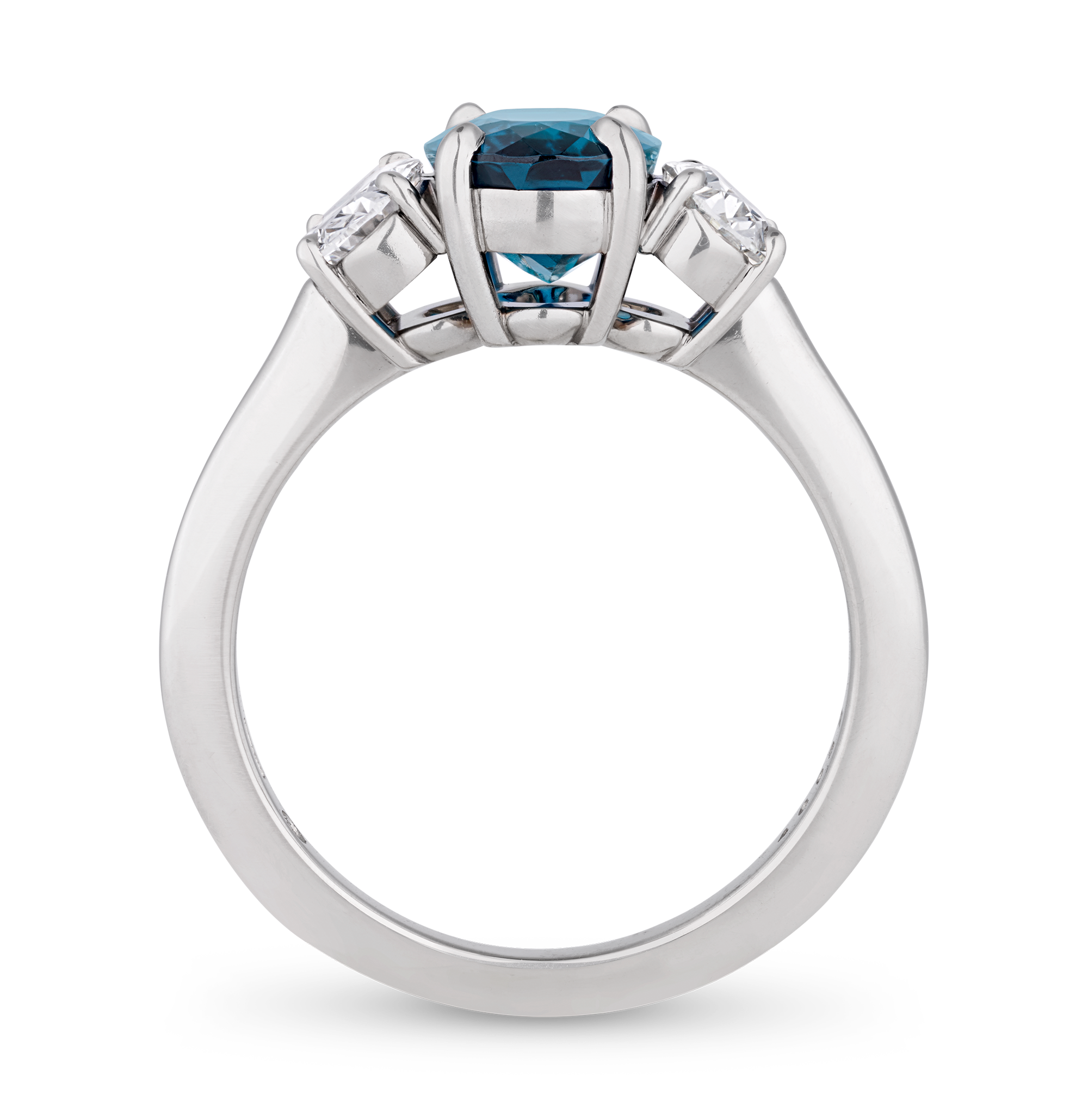 Untreated Brazilian Paraiba Ring, 1.92 Carats