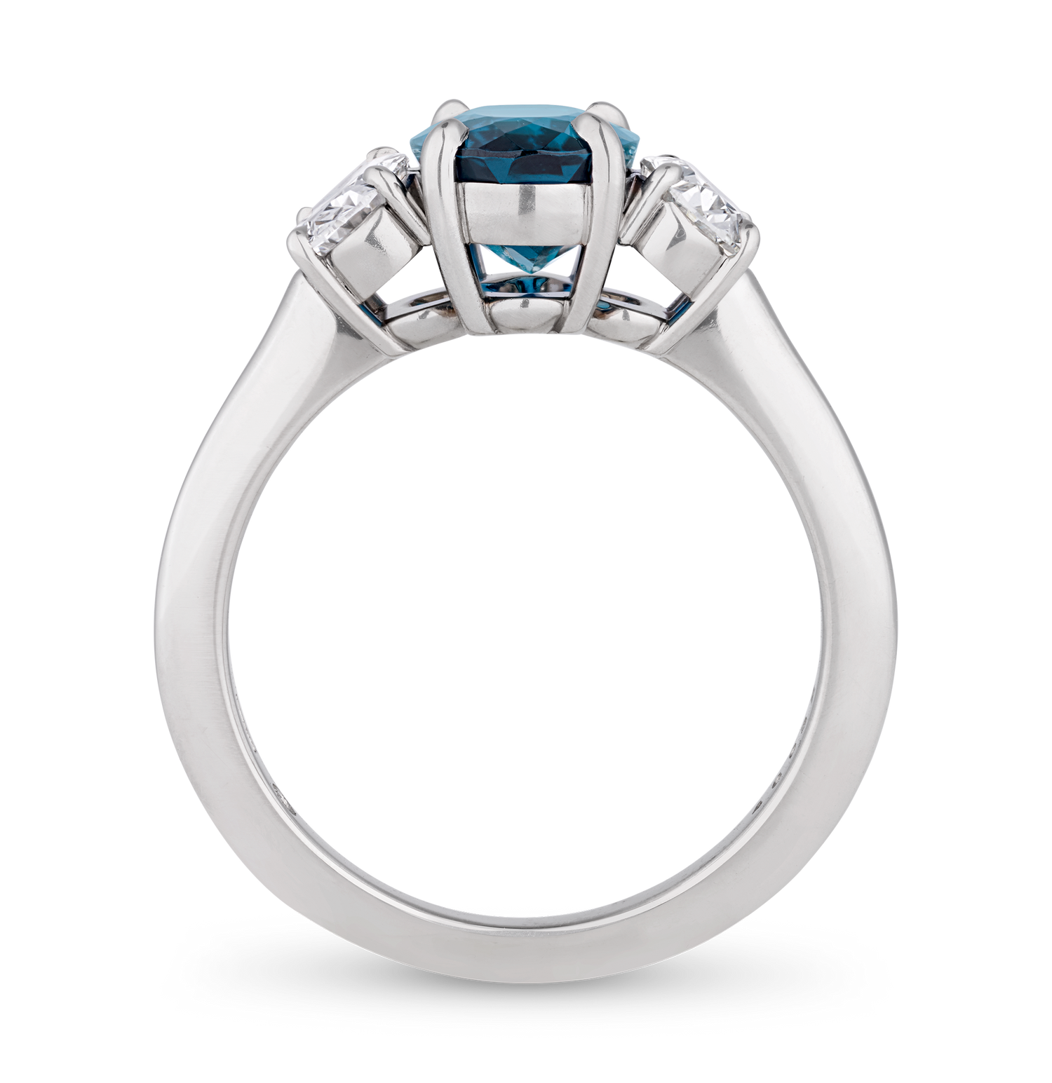 Untreated Brazilian Paraiba Ring, 1.92 Carats