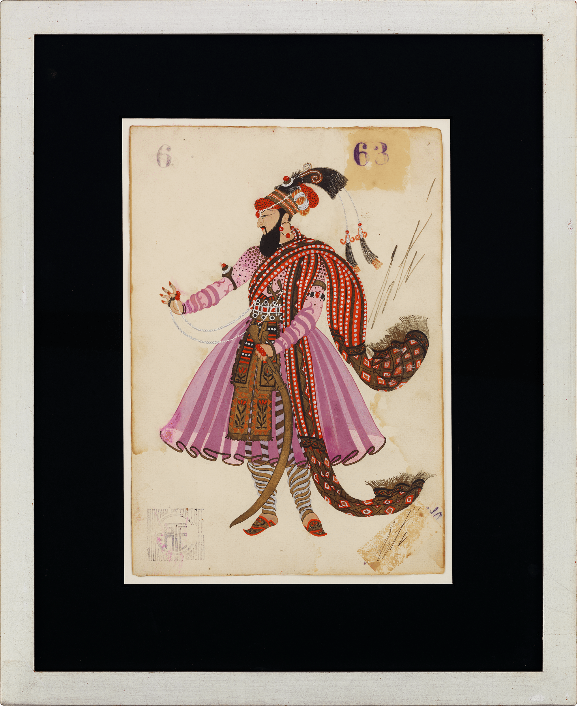 Le roi de Lahore by Erté