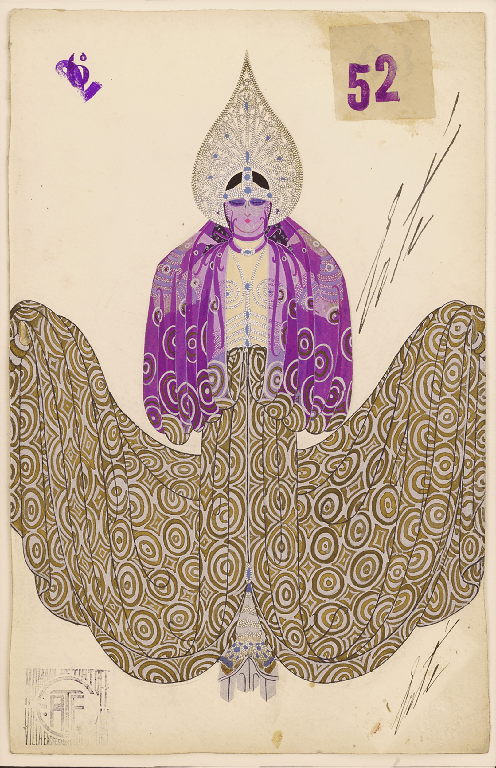 La Prêtresse by Erté