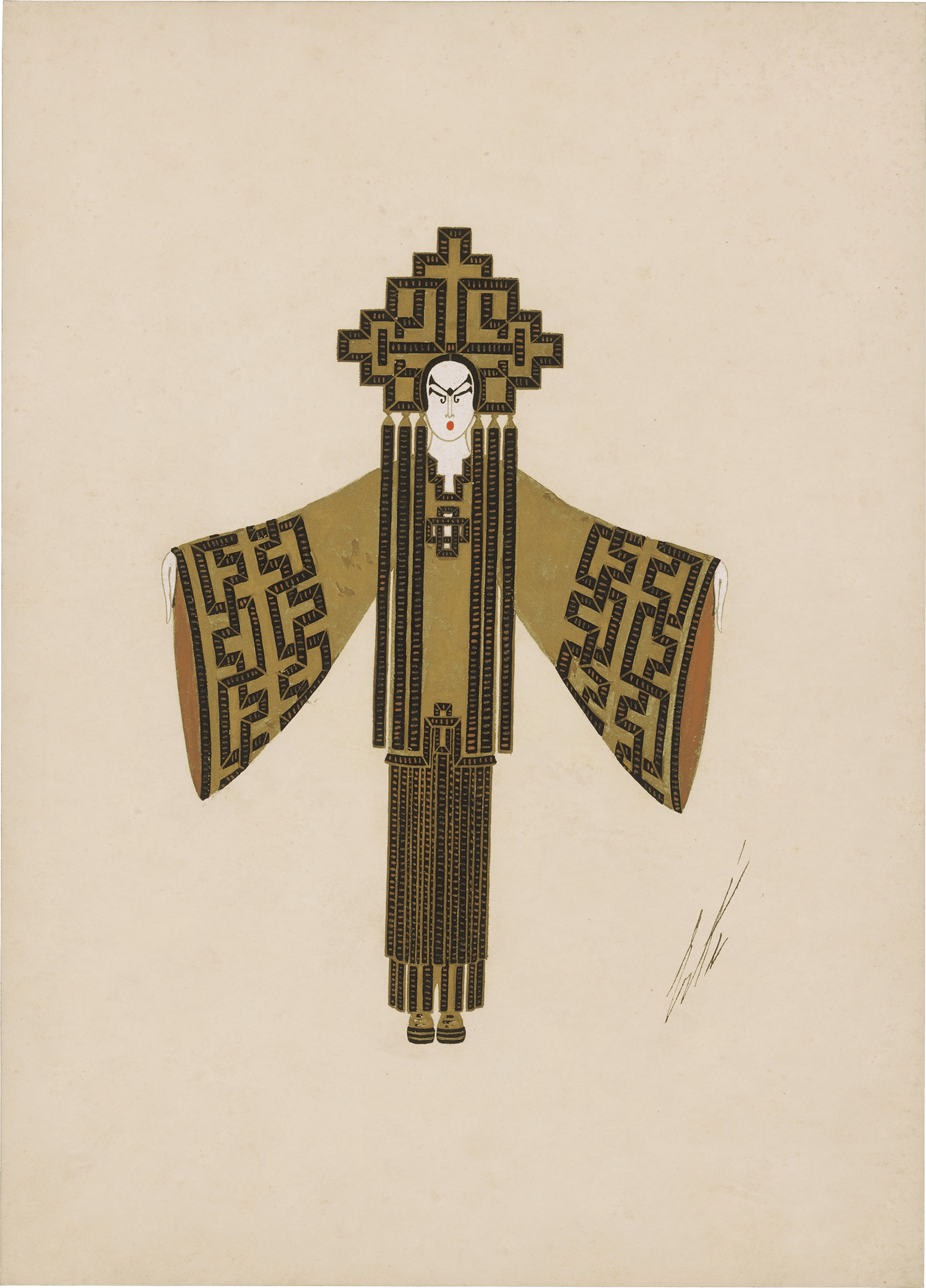 Les Bambous by Erté