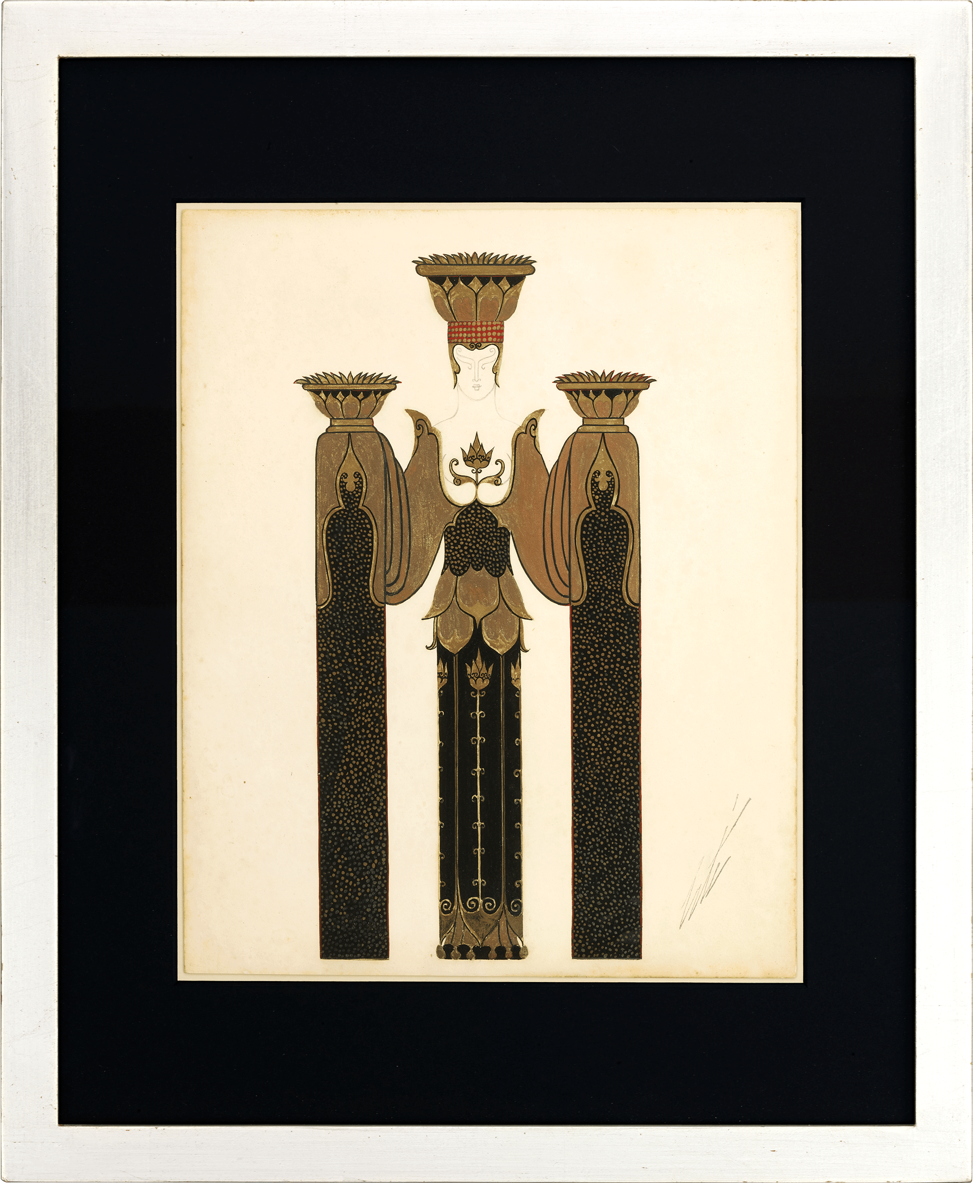 Salade de fleurs de lotus by Erté