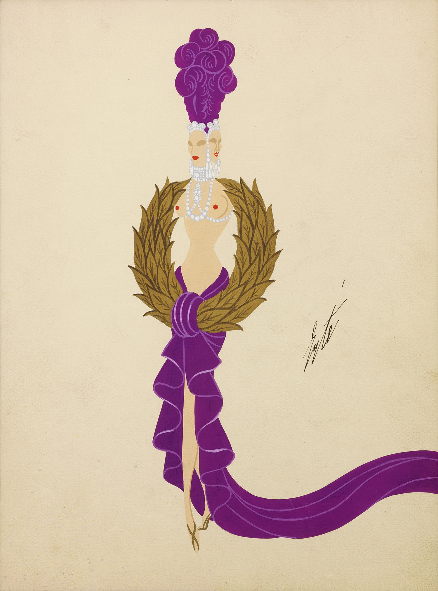 Couronne de laurier by Erté