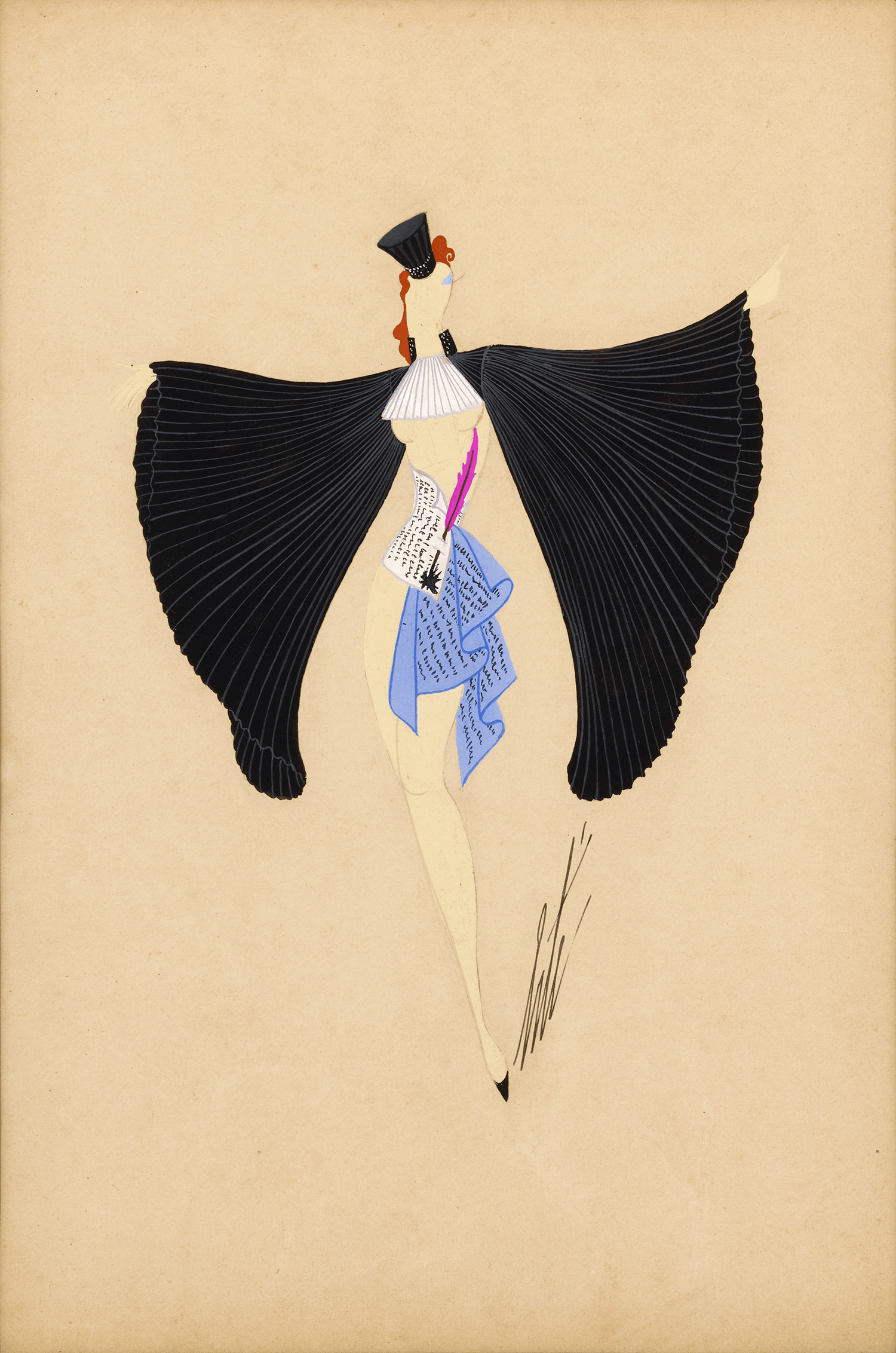 L'Intellectuelle by Erté