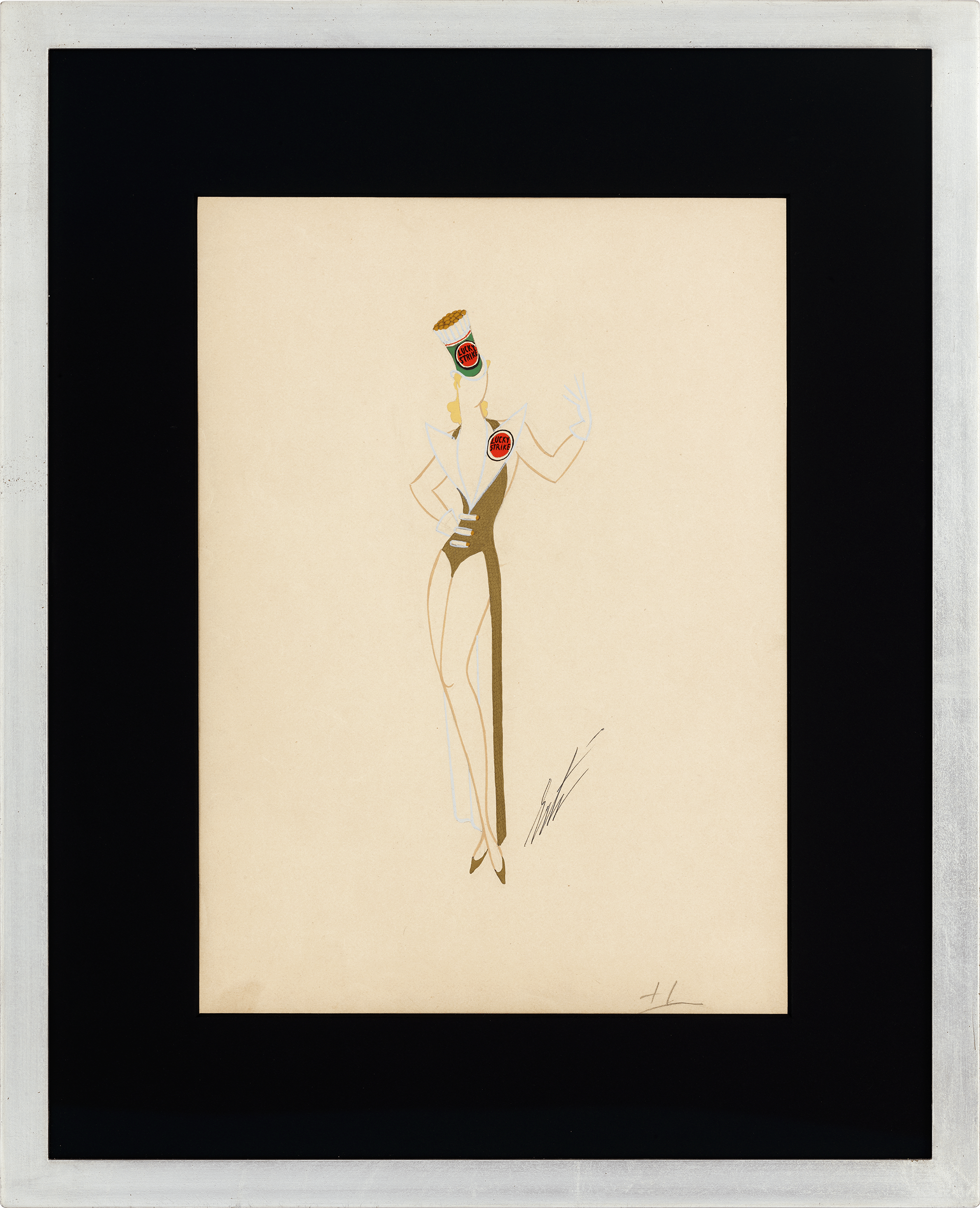 Lucky Strike by Erté